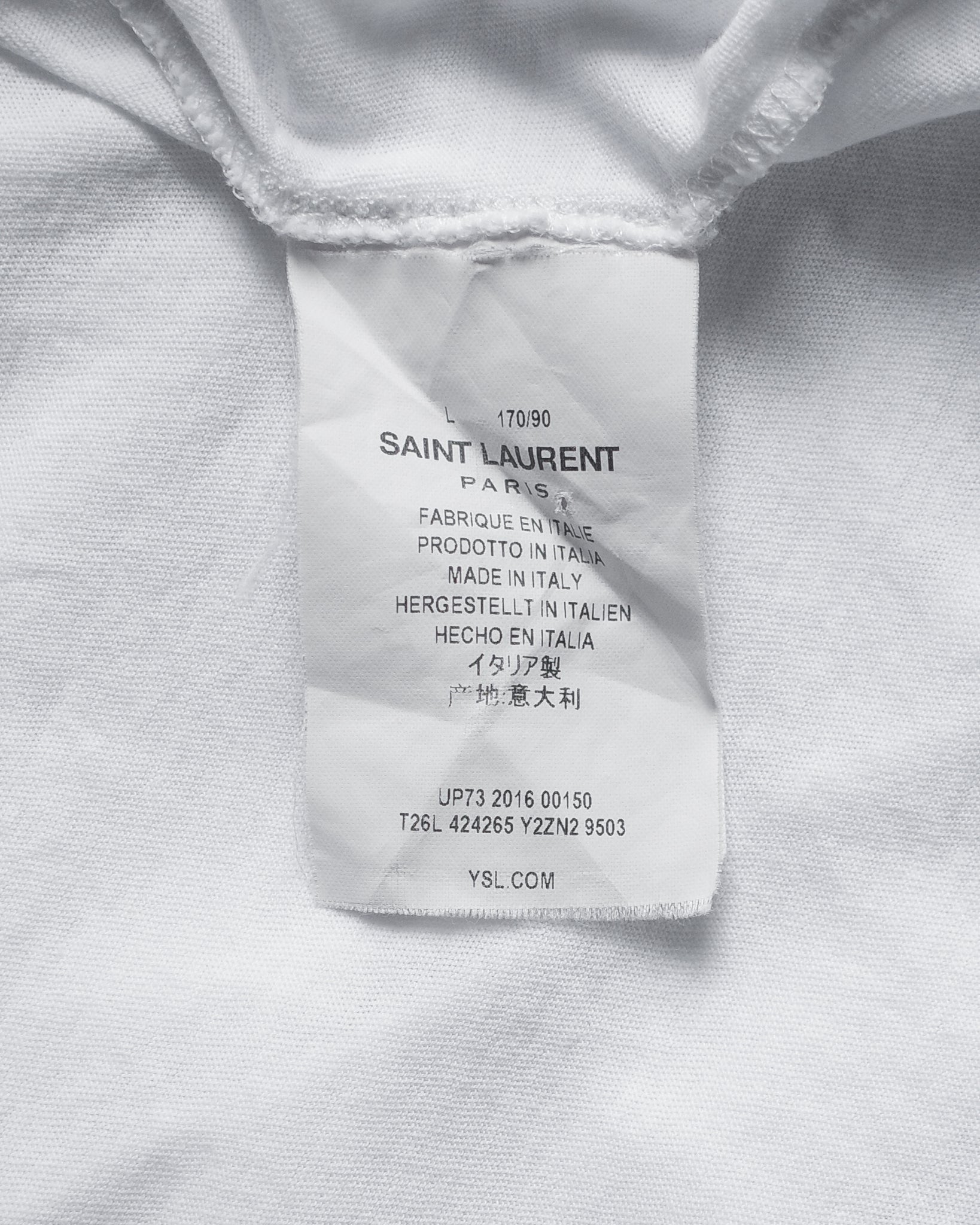 Saint Laurent Paris 2016 Tee