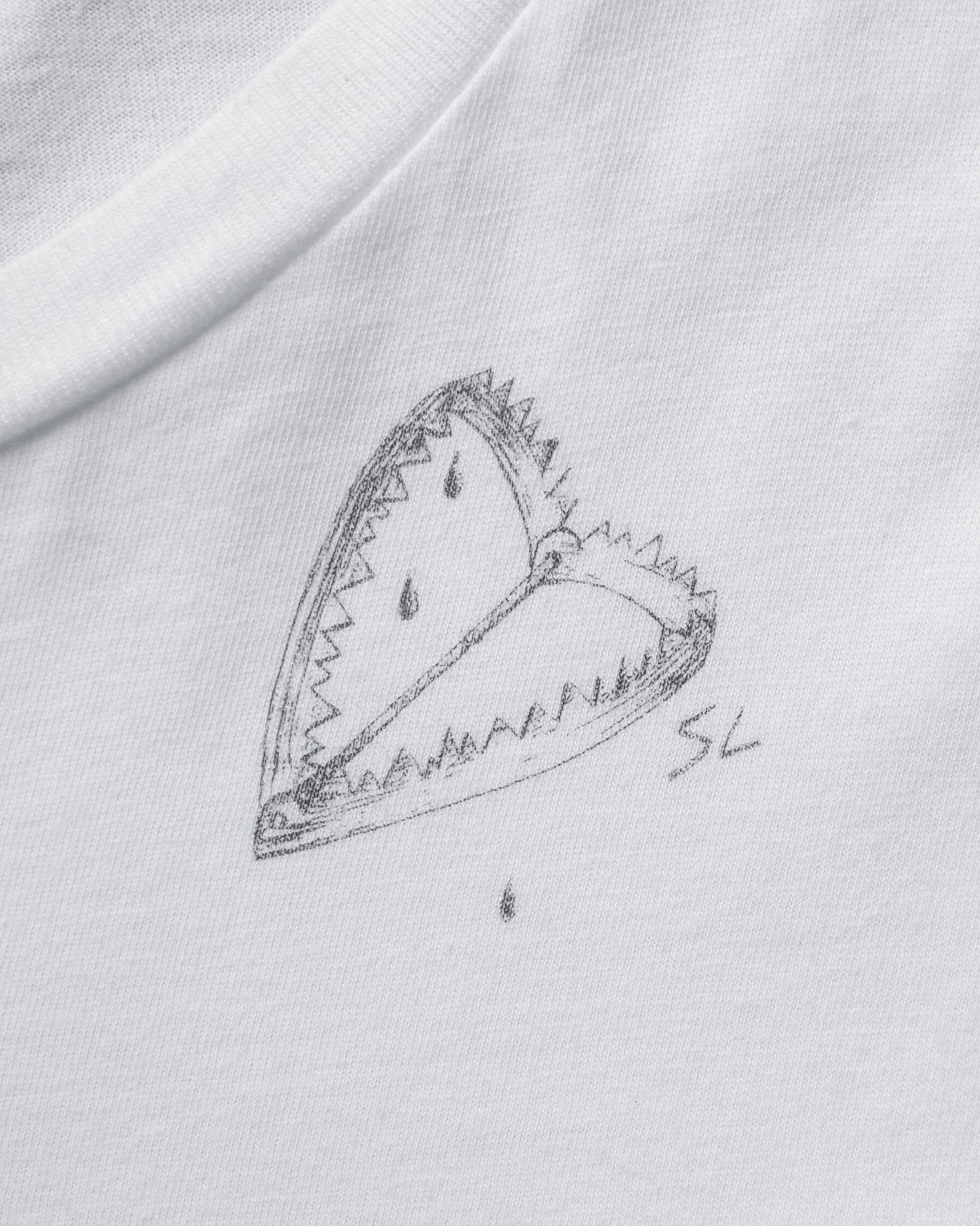Saint Laurent Paris 2020 Heart Trap Tee