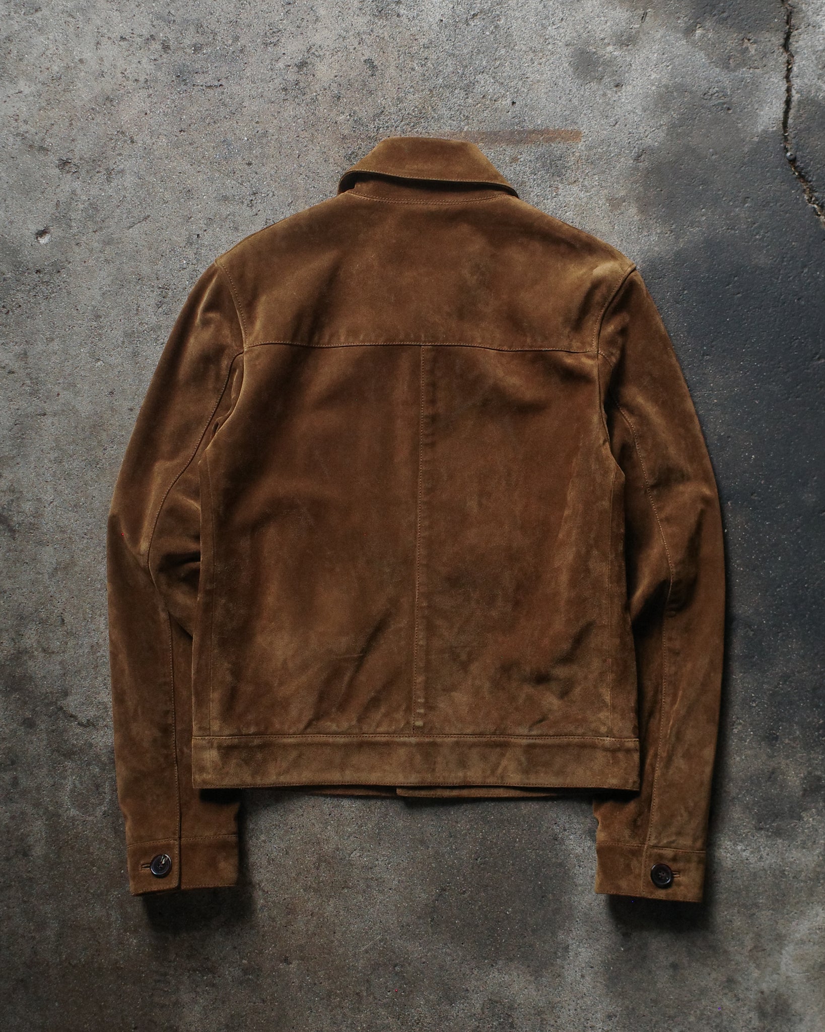 Saint Laurent Paris 2020 Sueded Trucker Jacket