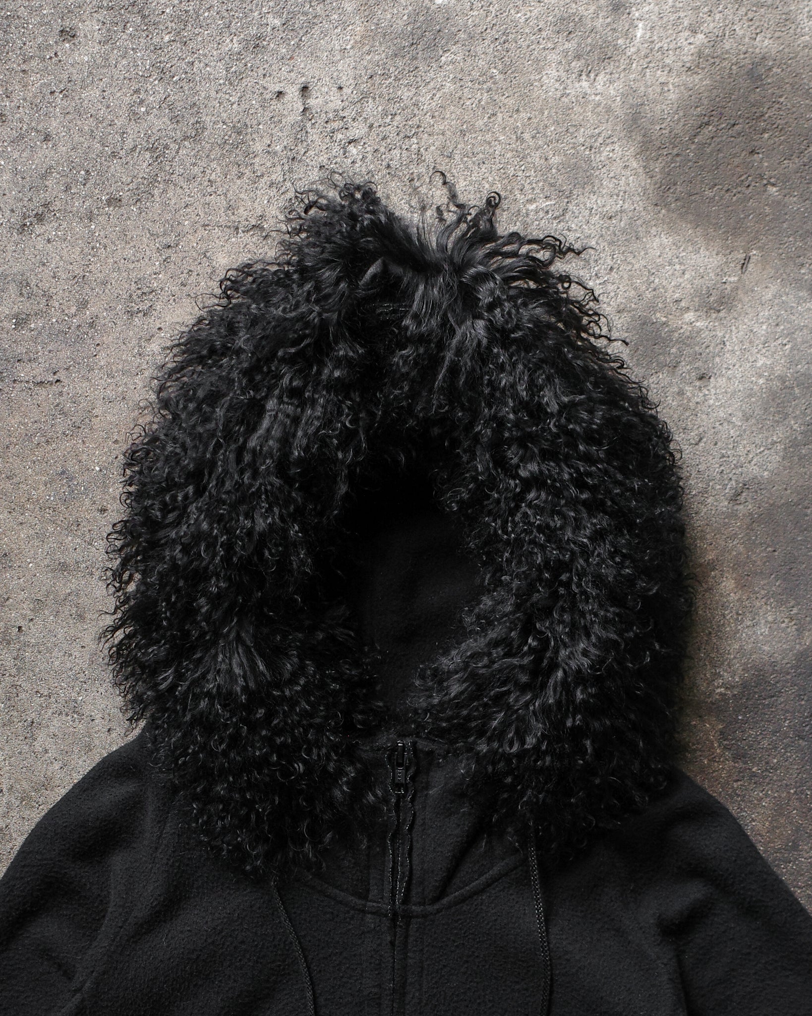 If Six Was Nine Fur Zip Up Hoodie