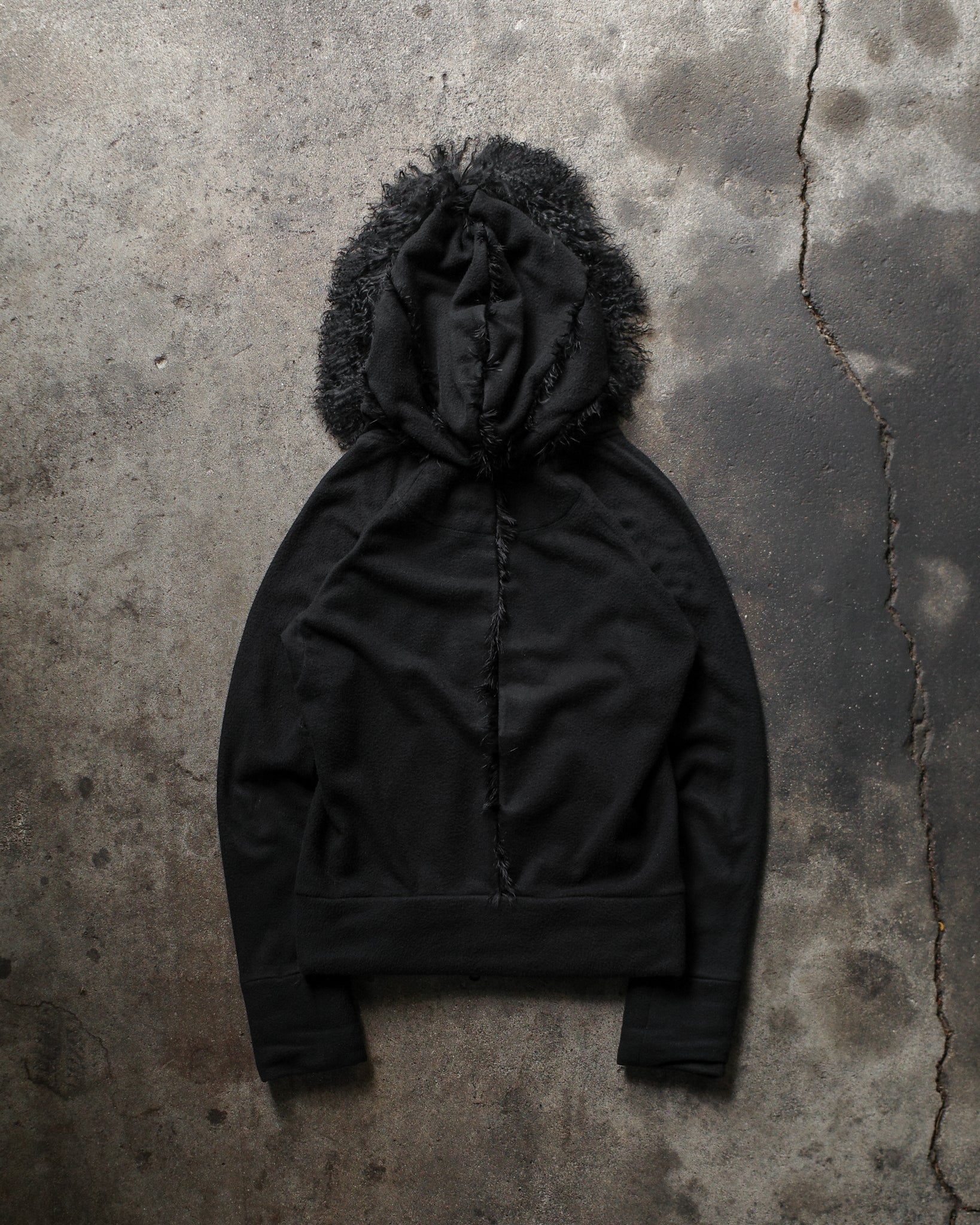 If Six Was Nine Fur Zip Up Hoodie