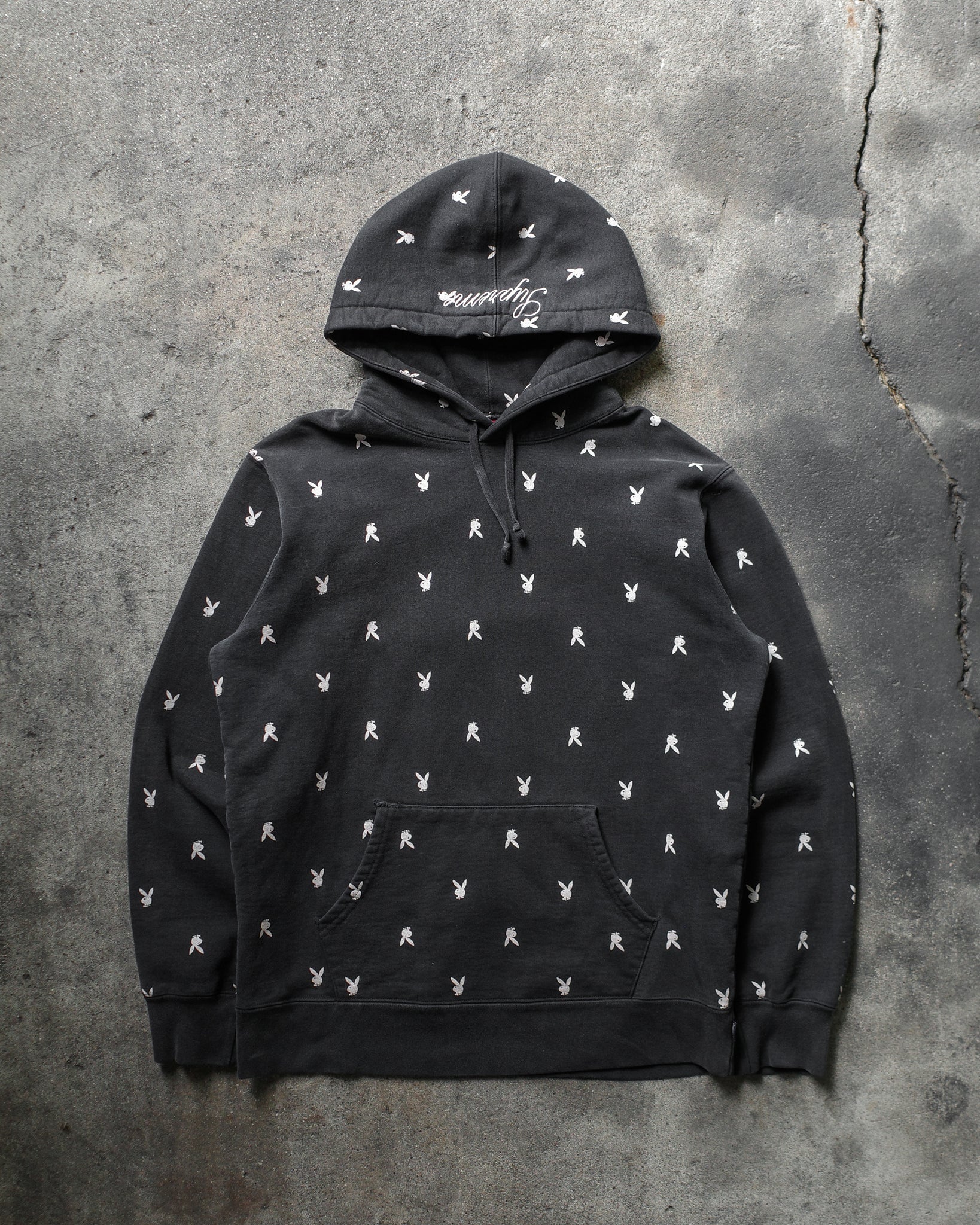 Supreme x Playboy FW15 Faded Hoodie – BLINDATE INC