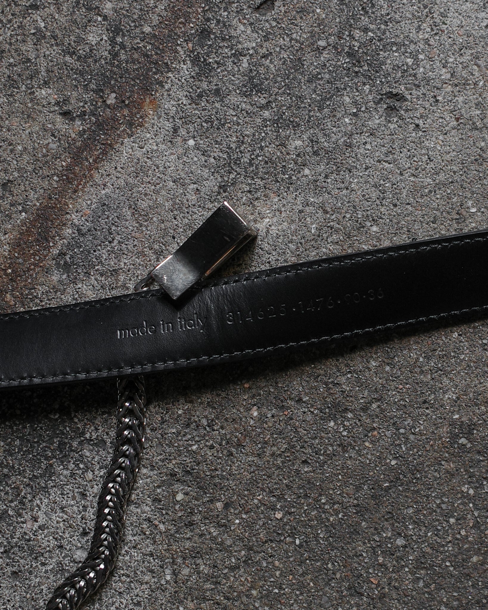 Saint Laurent Paris Hanging Chain Belt