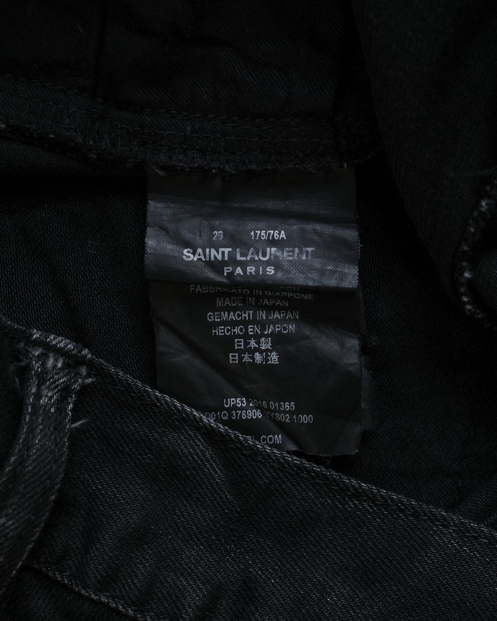 Saint Laurent Paris 2016 D02 Faded Denim