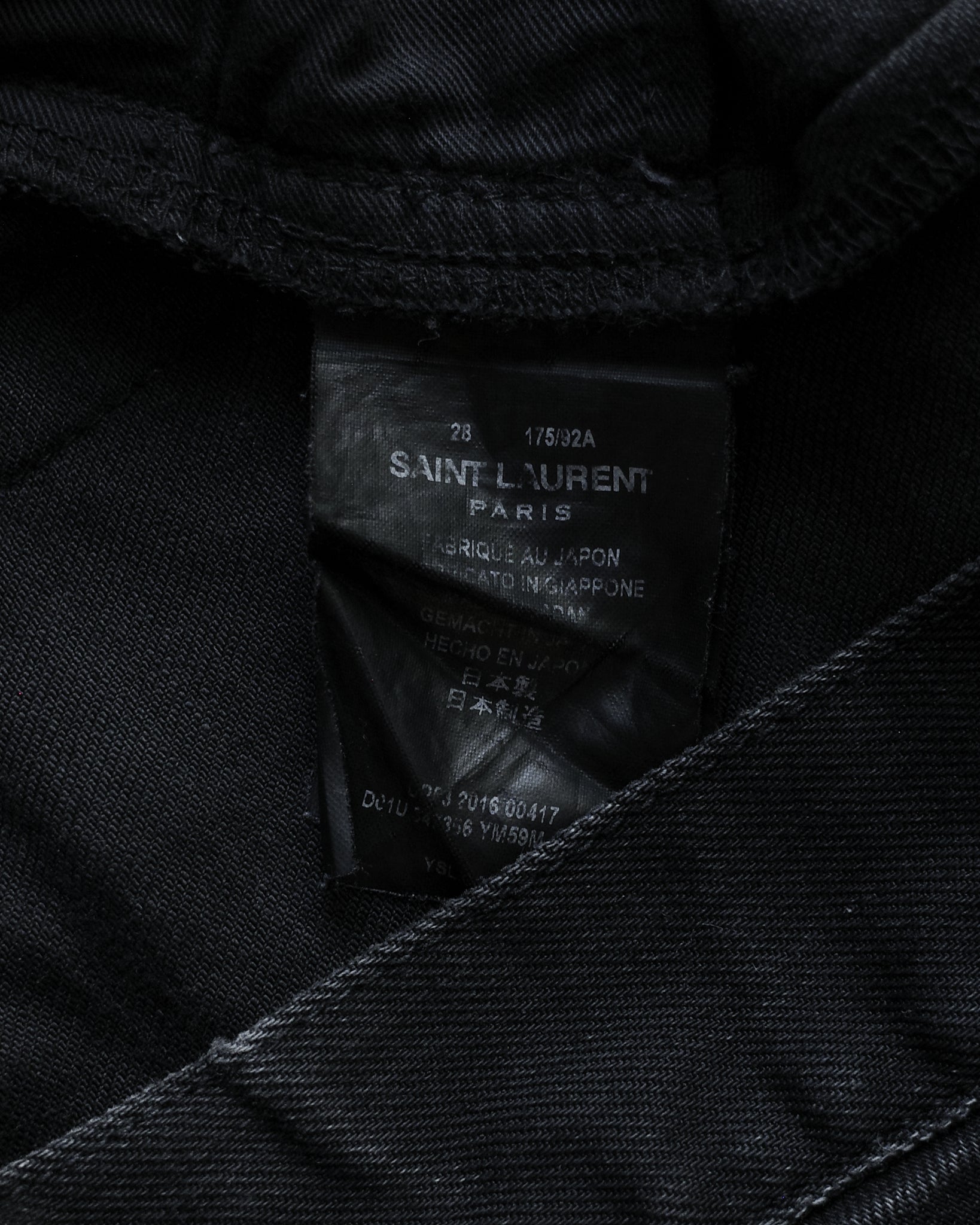 Saint Laurent Paris 2016 D02 Faded Denim