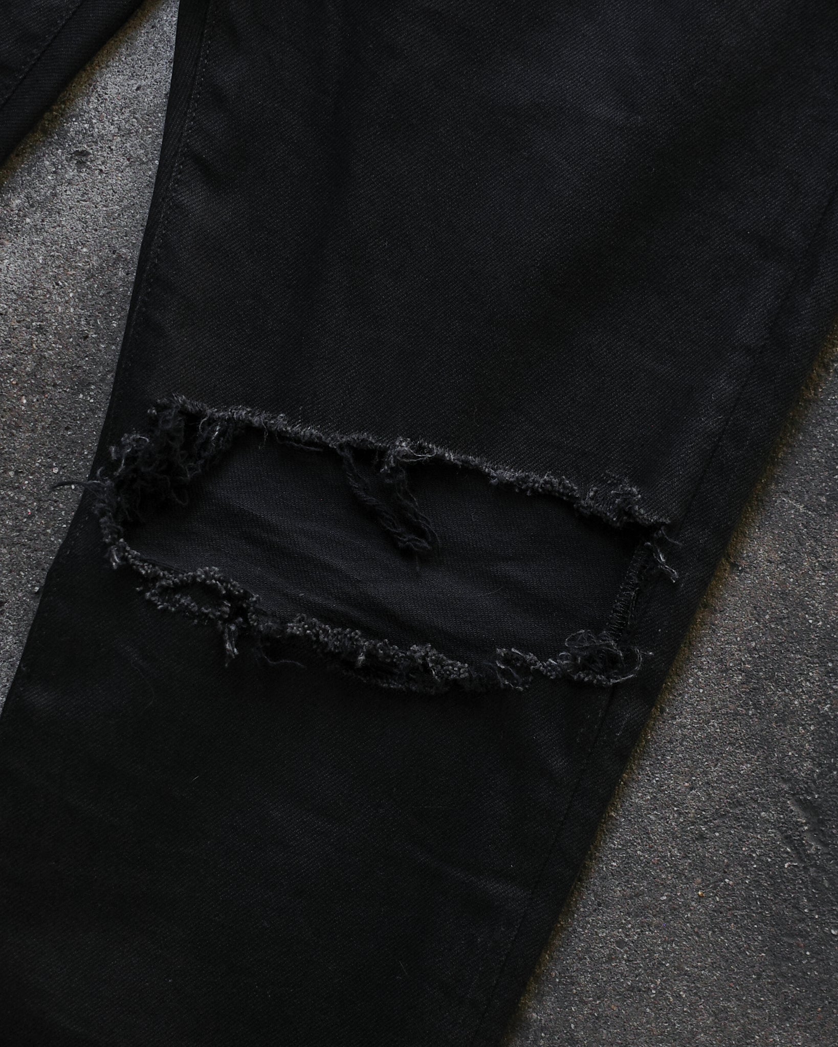 Saint Laurent Paris 2016 D02 Distressed Denim