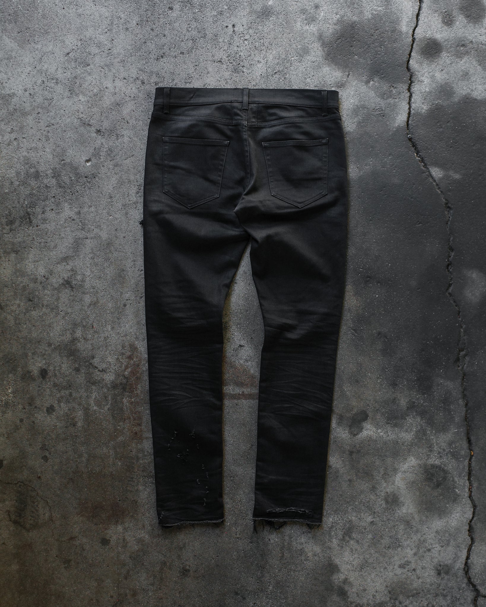 Saint Laurent Paris 2016 D02 Distressed Denim