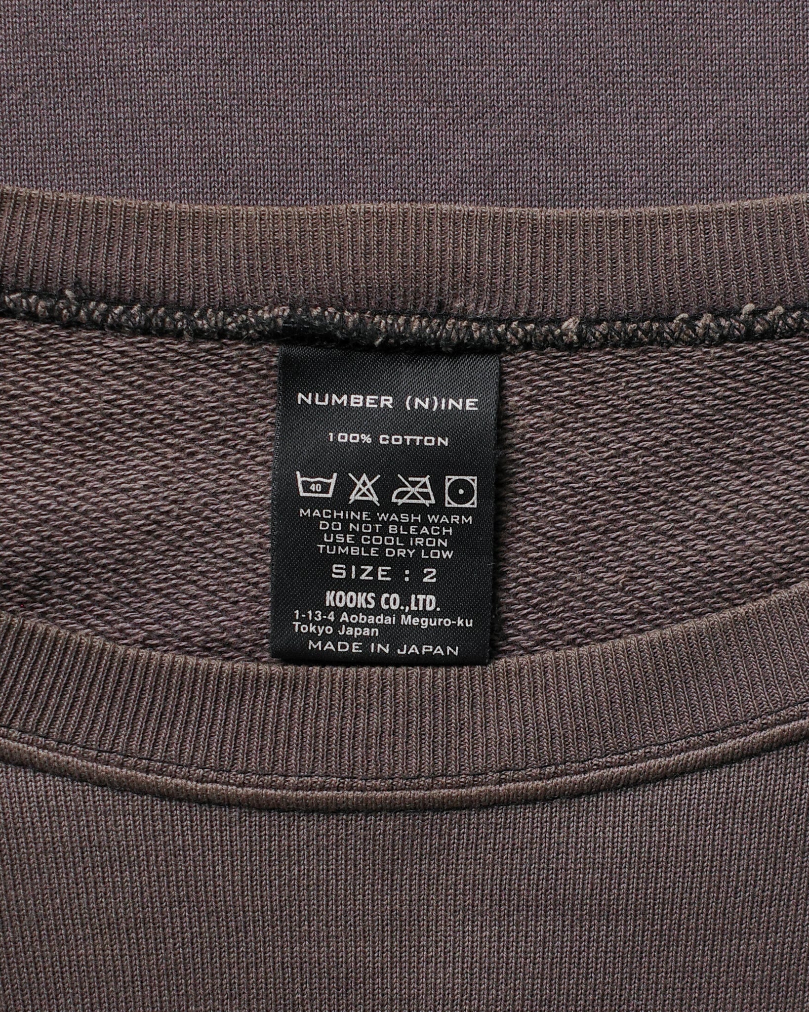Number (N)ine SOVC Crewneck