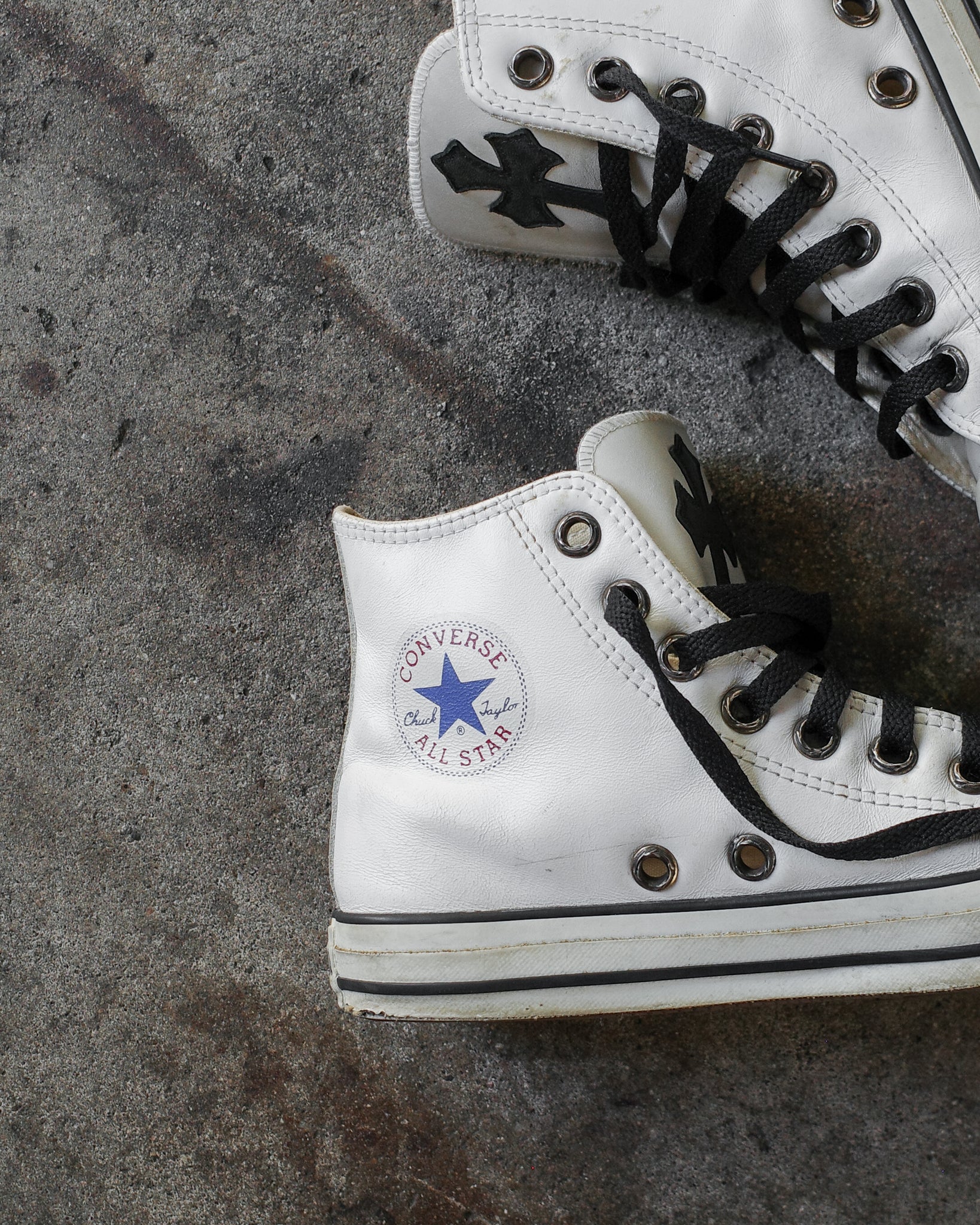 Chrome Hearts Cross Converse