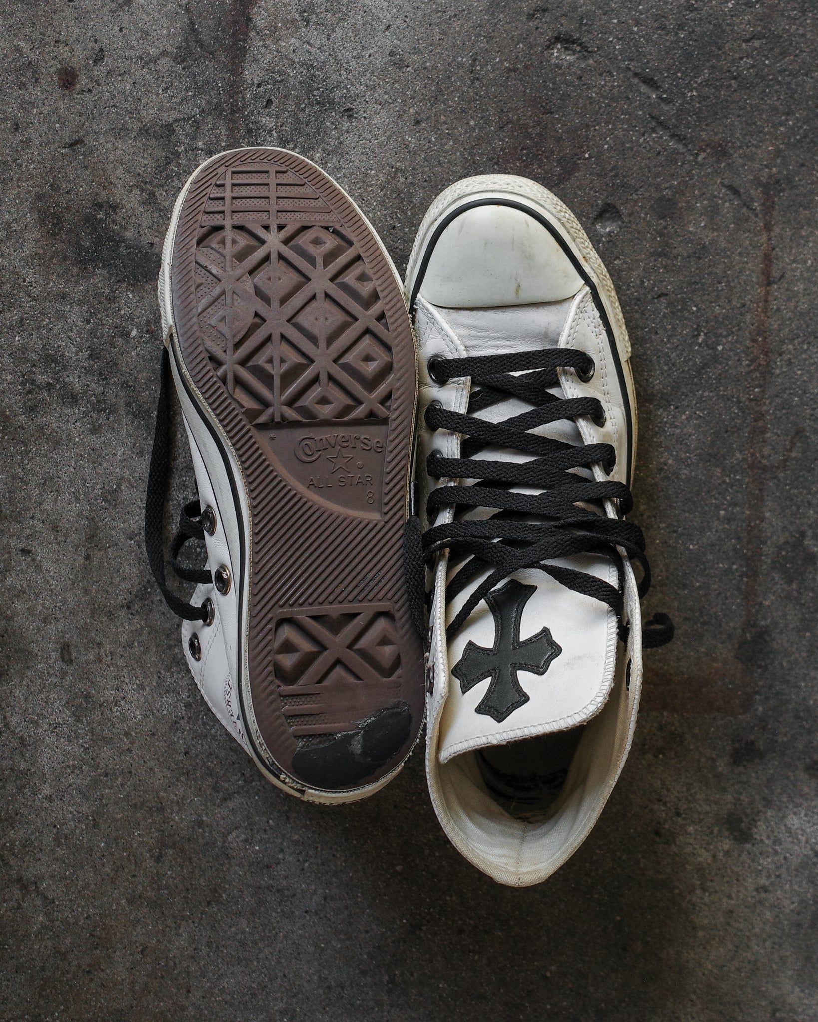 Chrome Hearts Cross Converse