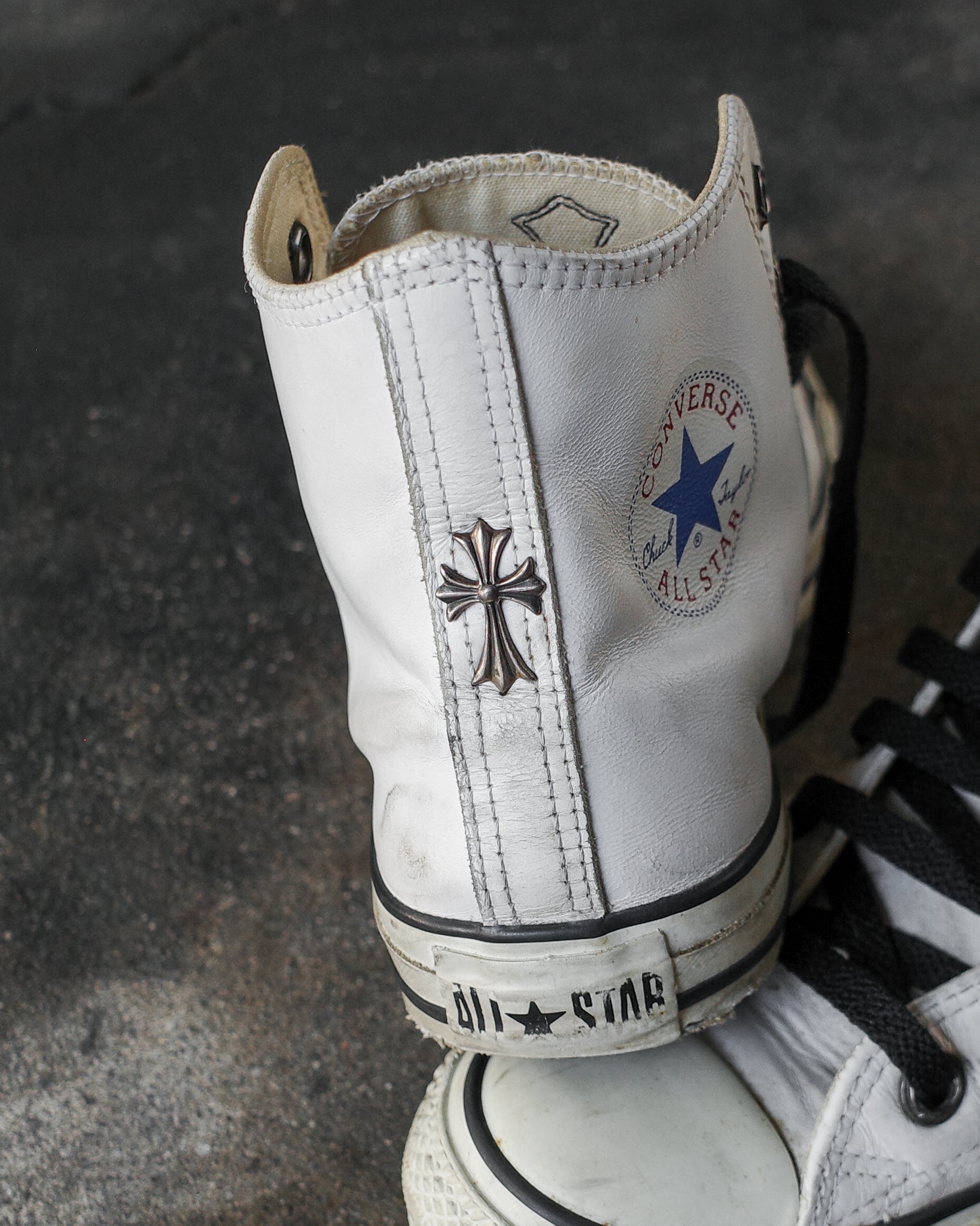 Chrome Hearts Cross Converse