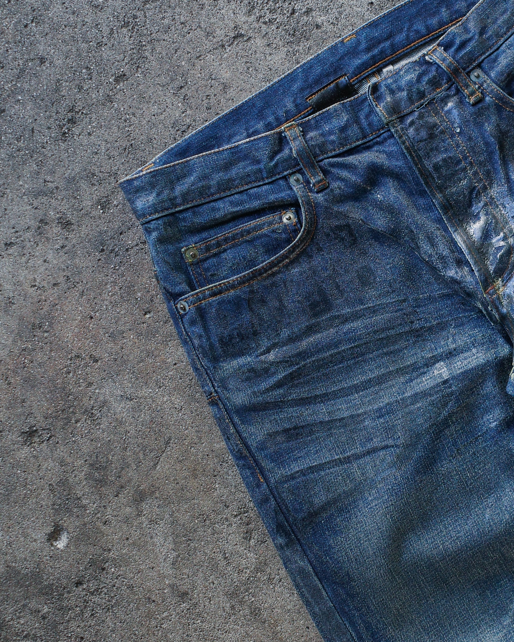 Dior Homme AW08 Luster Waxed Denim