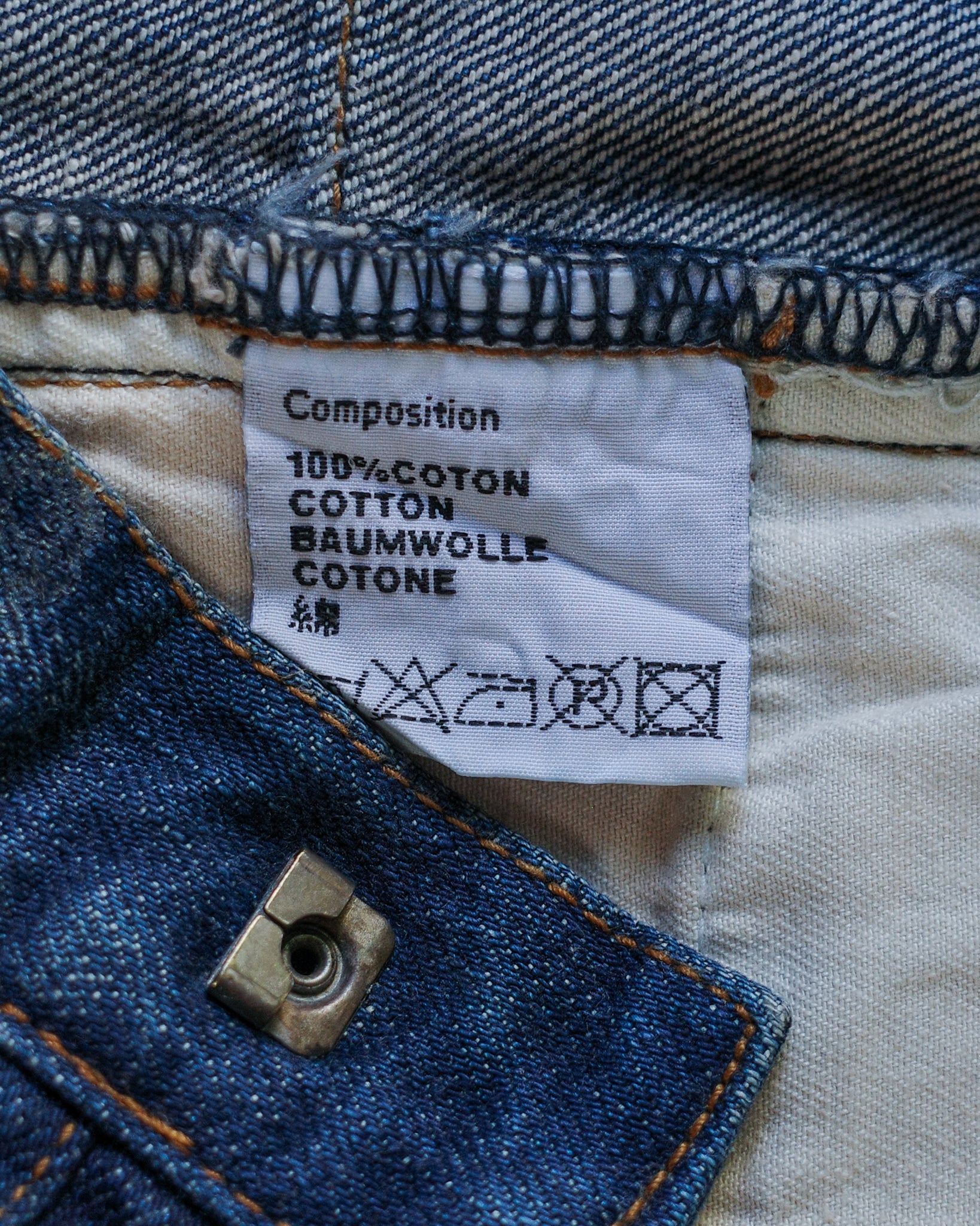 Dior Homme AW08 Luster Waxed Denim