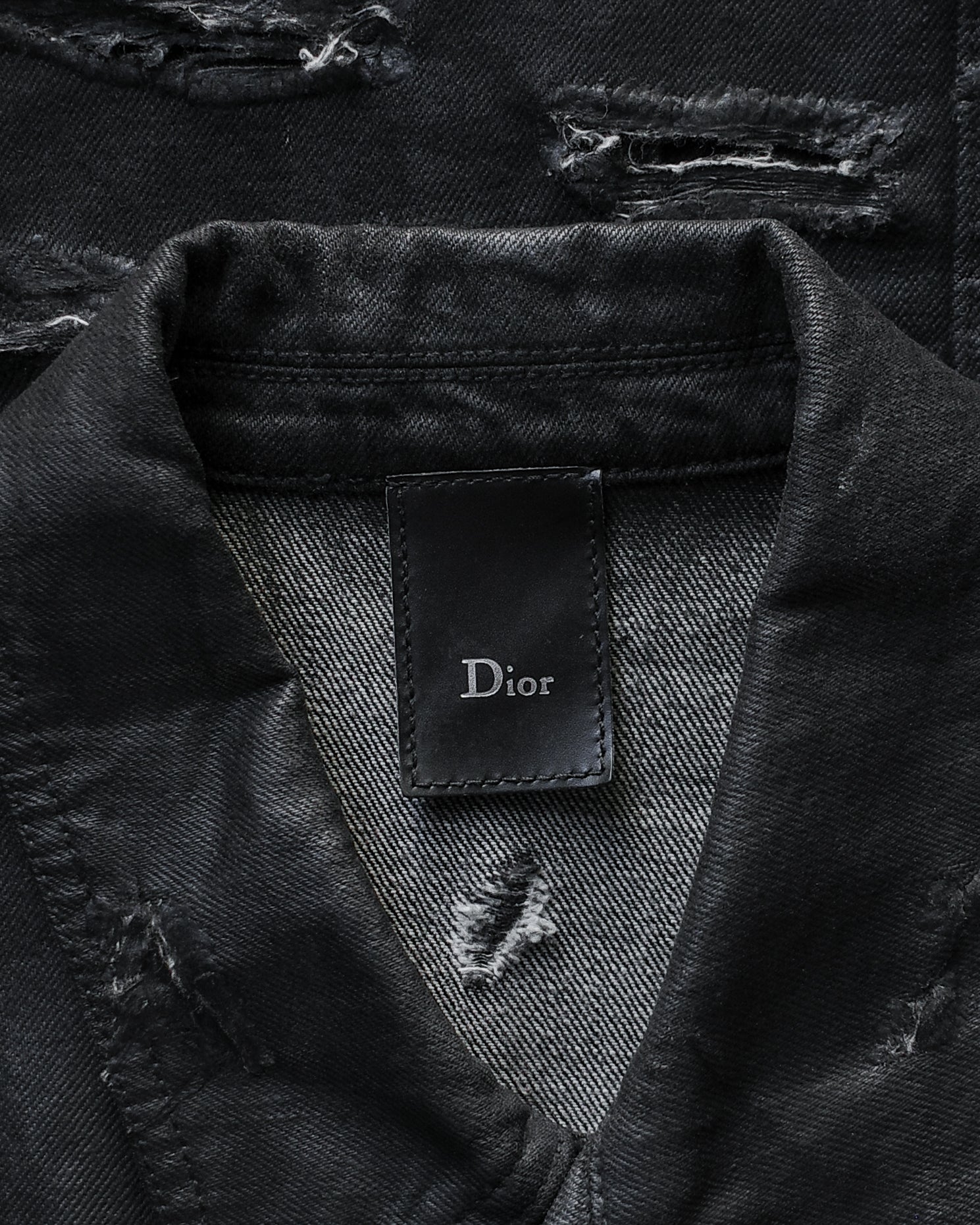 Dior Homme SS04 Distressed & Waxed Vest