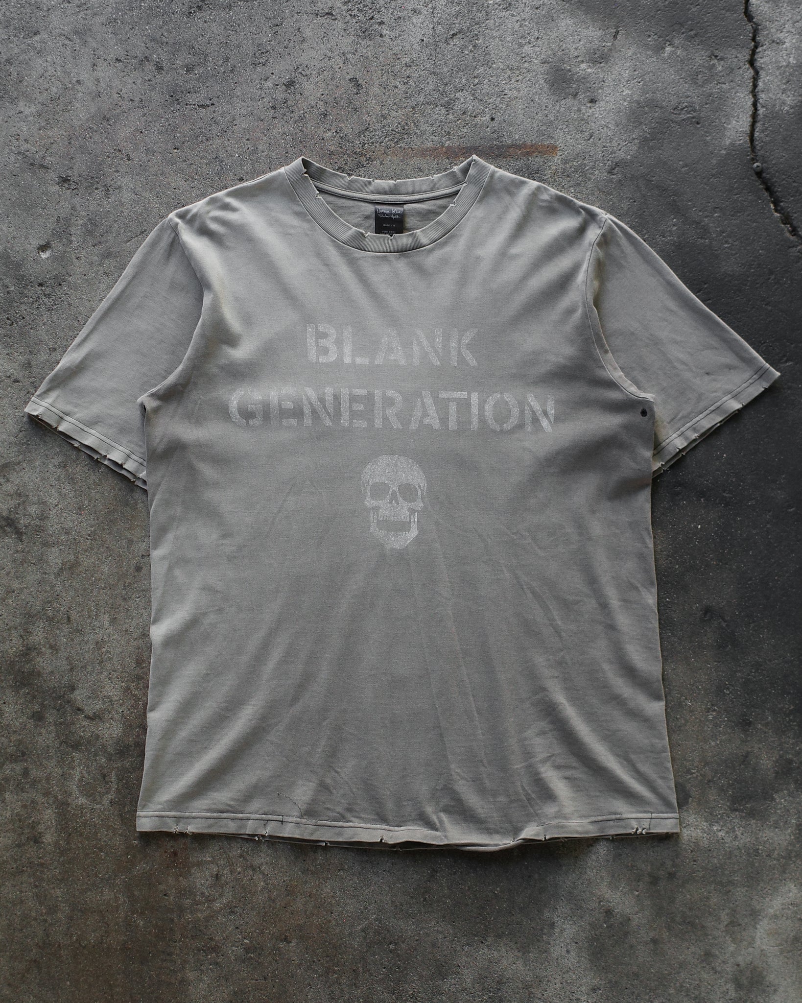Number (N)ine SS04 "Blank Generation" Tee