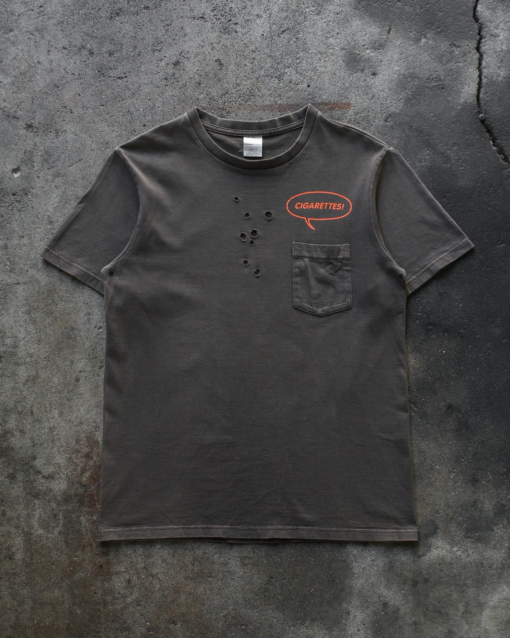 Number (N)ine SS01 "Cigarettes!" Tee