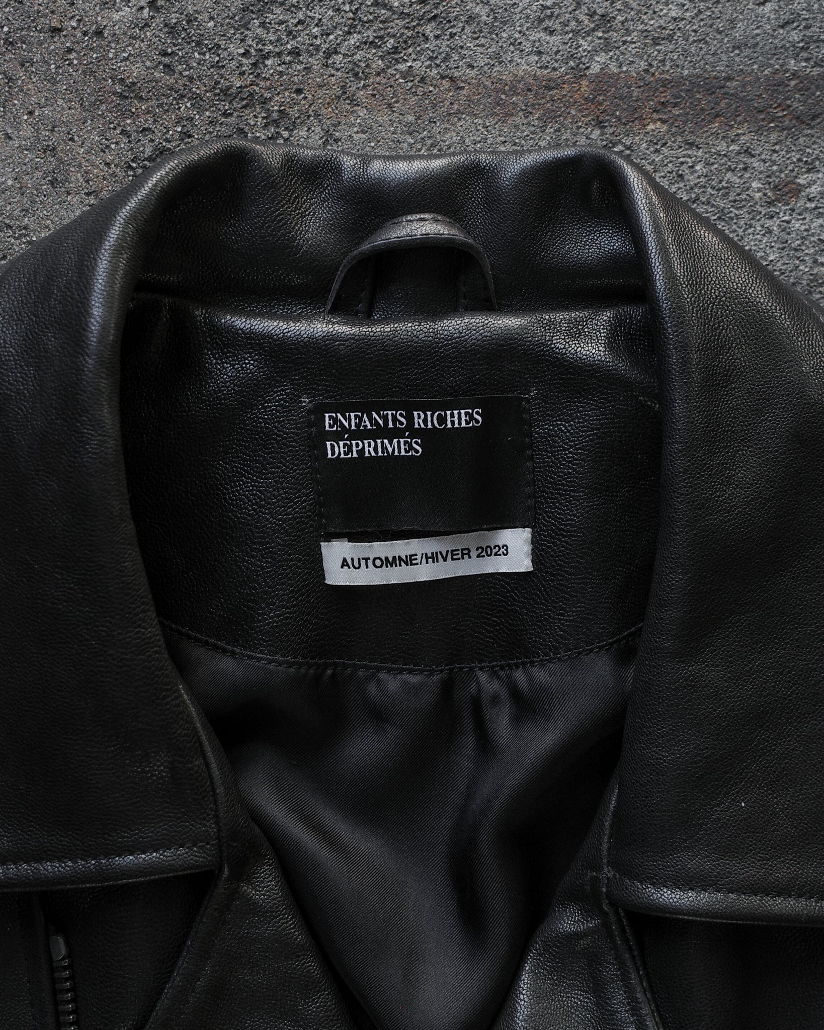 Enfants Riches Déprimés FW23 Rose Buckle Biker Jacket