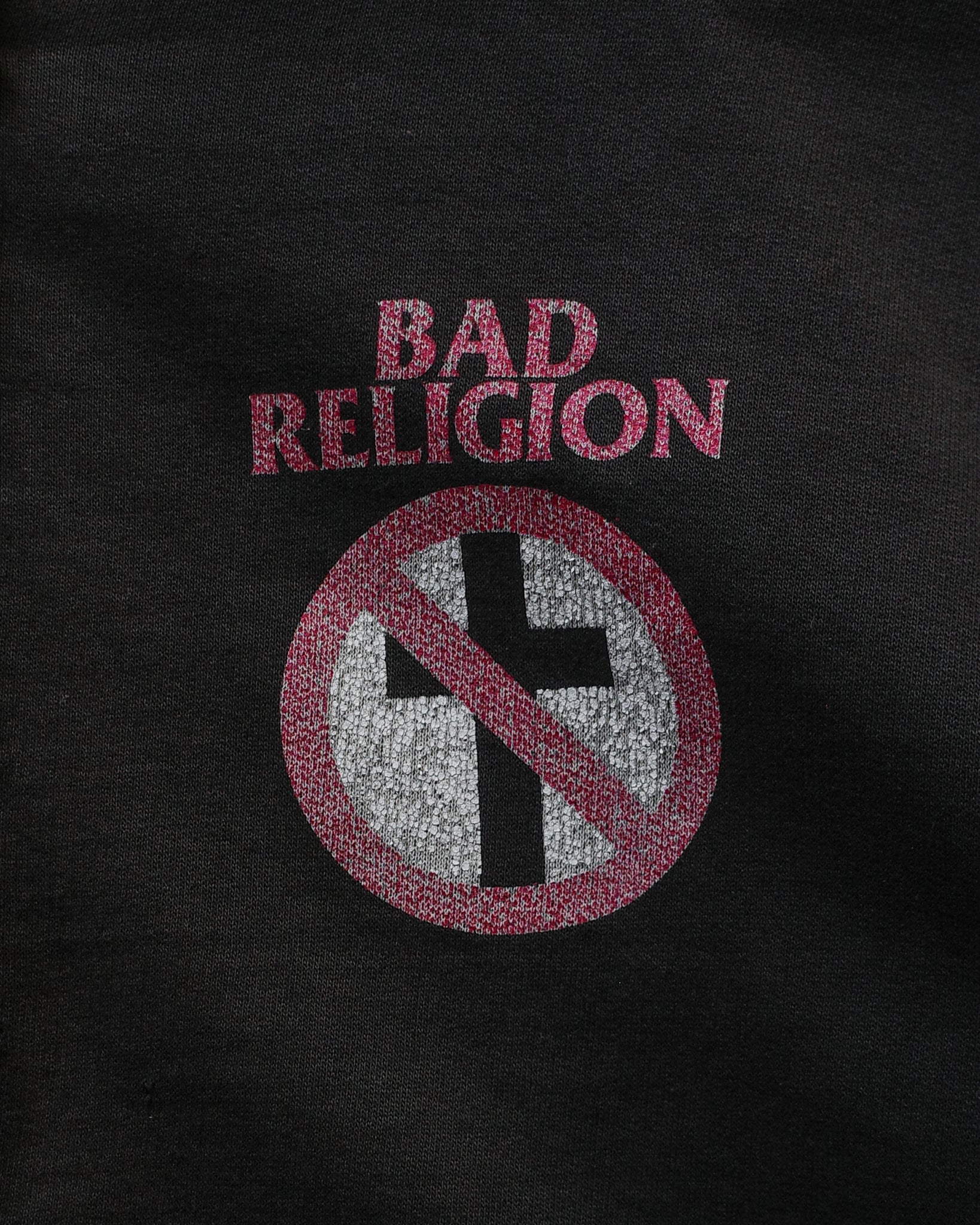 1990s Bad Religion Faded & Distressed Zip Up