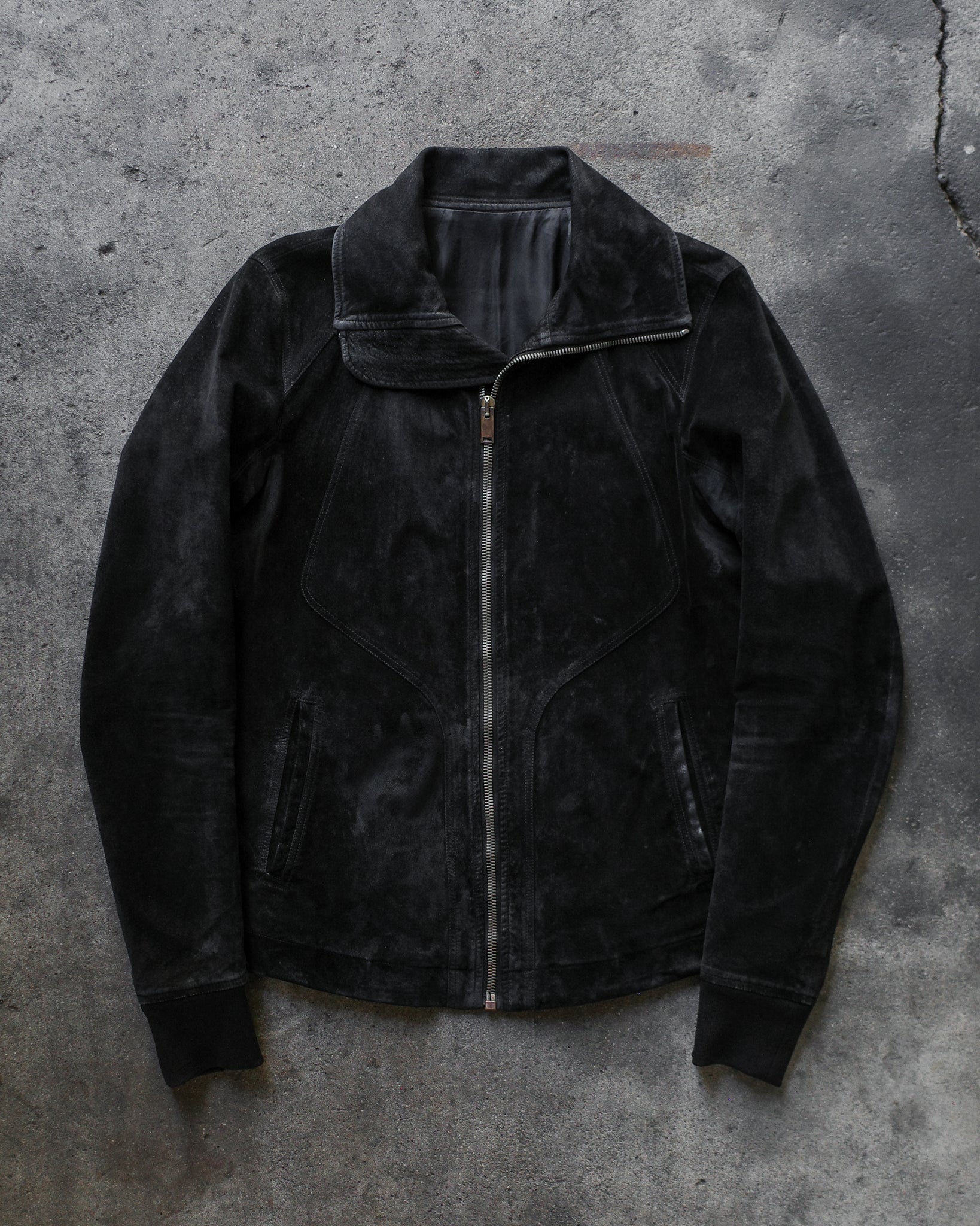 Rick Owens INTARSIA JACKET 48 カーフ Rick Owens INTARSIA JACKET 48 カーフ