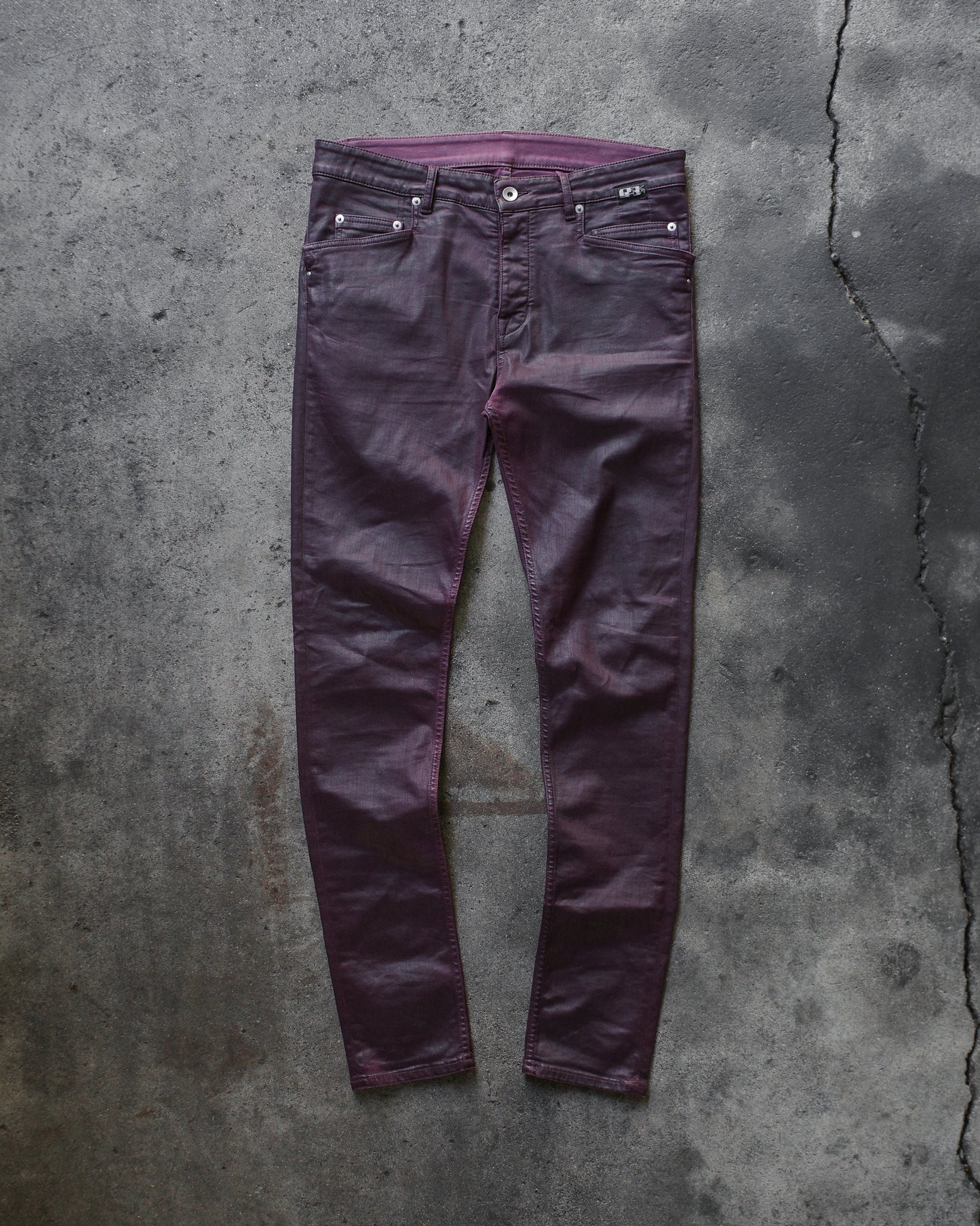 Rick Owens SS21 Waxed Tyrone Cut Denim – BLINDATE INC
