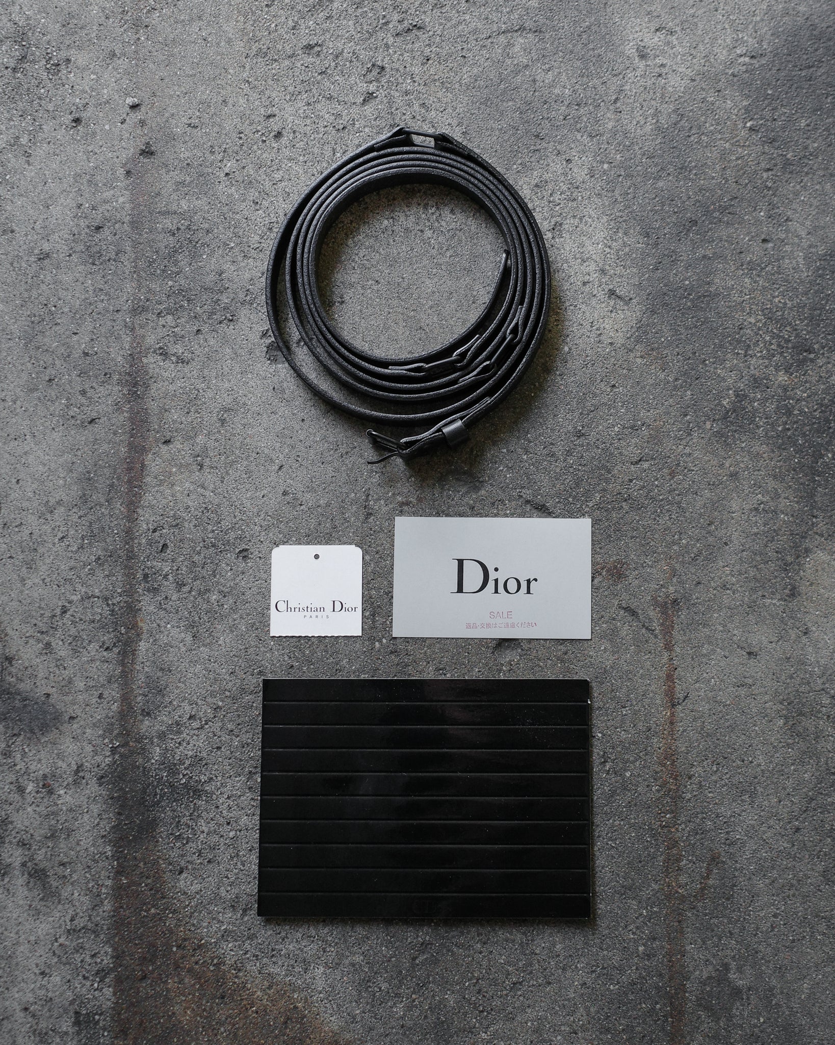 dior homme aw07 ダブルベルト エディ 80 Dior Homme AW07 Double Wrap Belt – BLINDATE INC