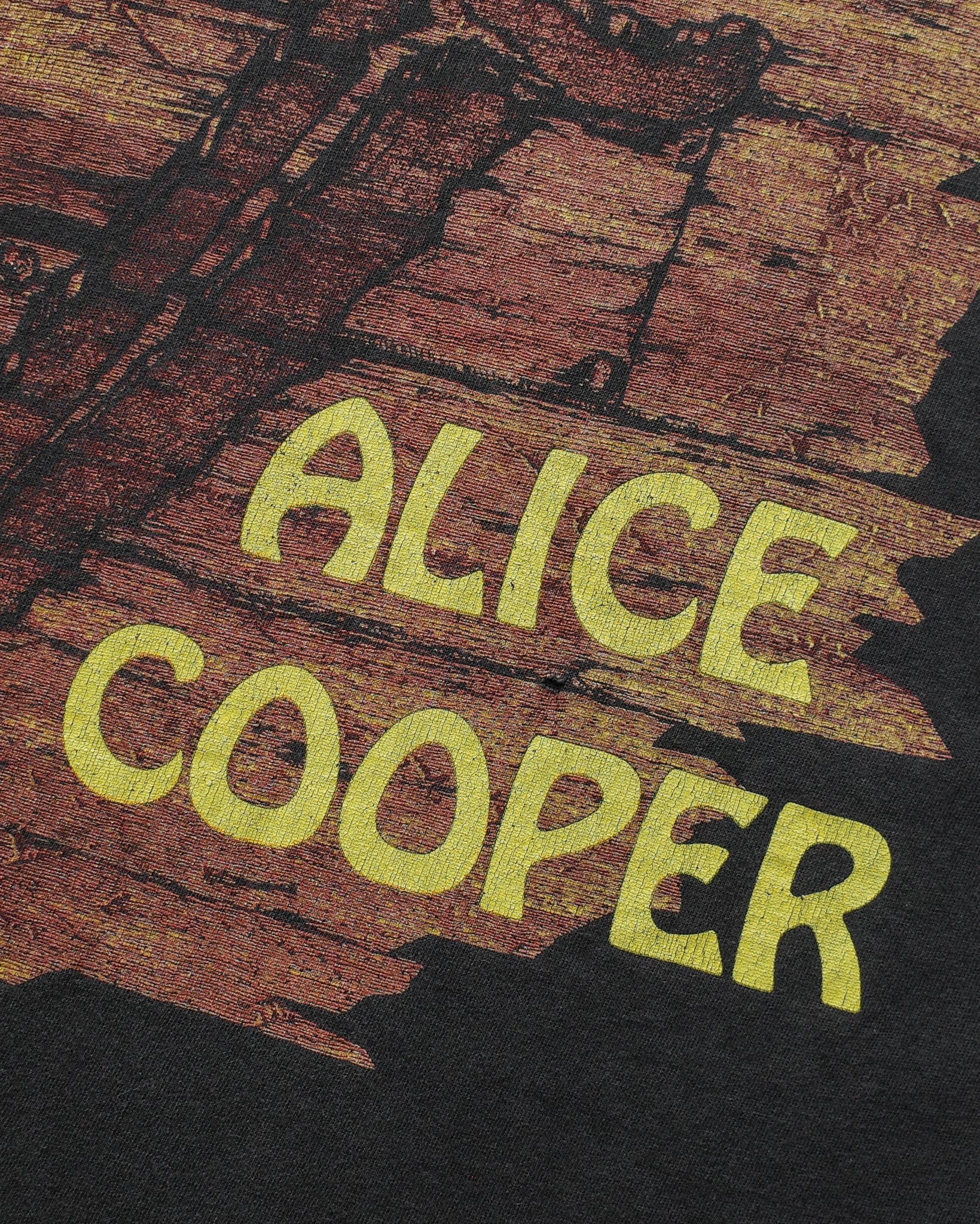 1991 Alice Cooper "School's Out" Faded & Distressed Tee
