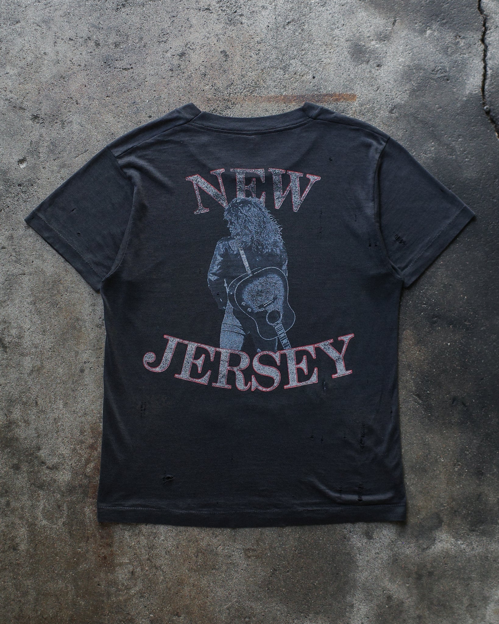 1989 Bon Jovi "New Jersey" Faded Tee