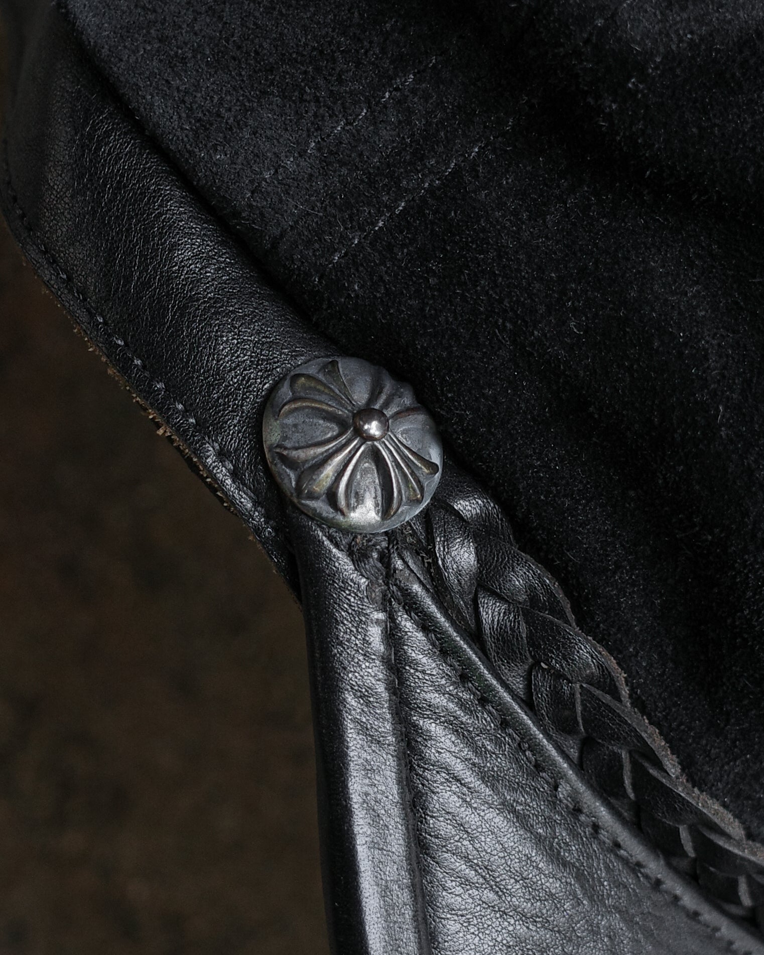 Chrome Hearts Sueded Sailor Hat