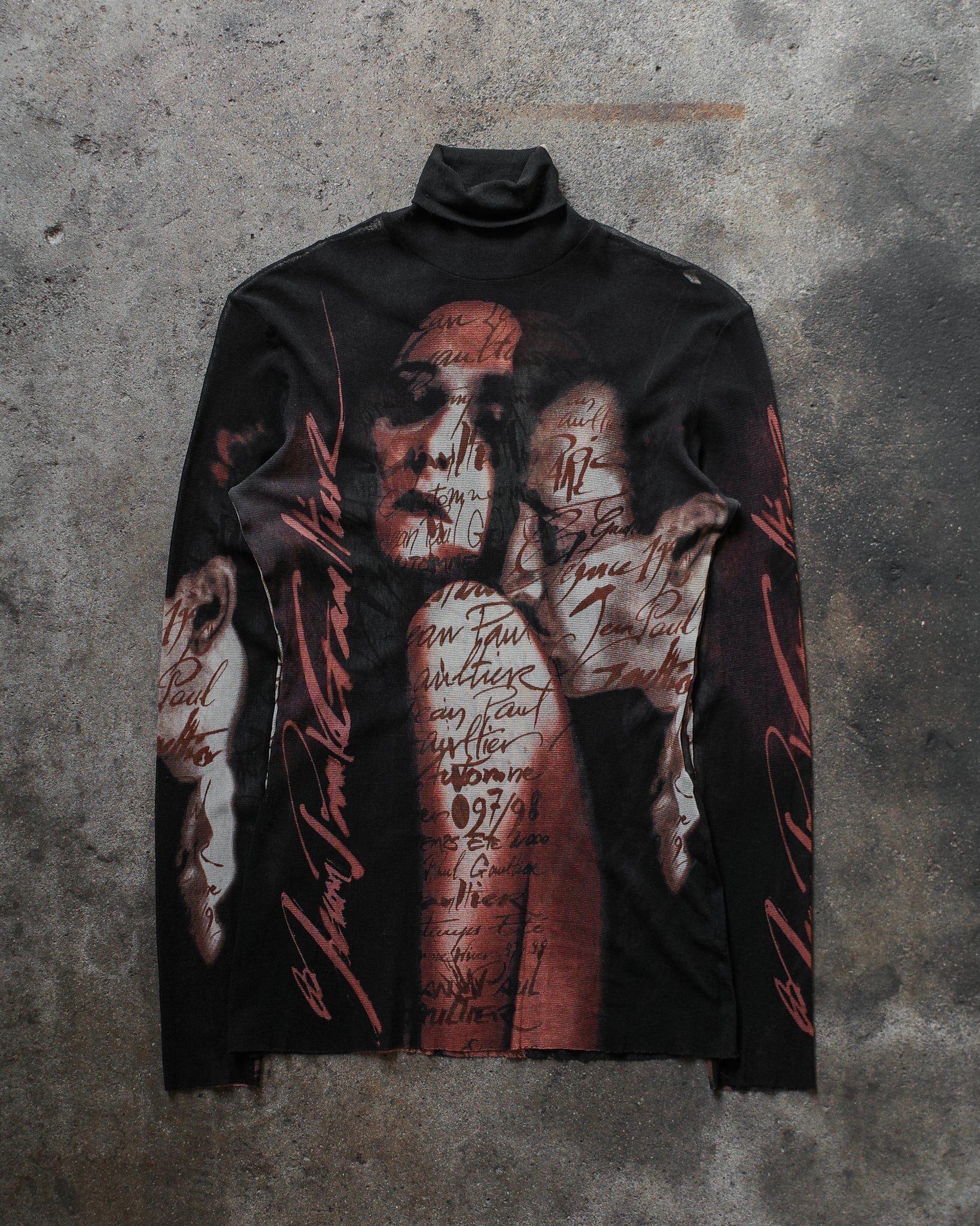 Jean Paul Gaultier AW97/98 Kissing Lovers Mesh