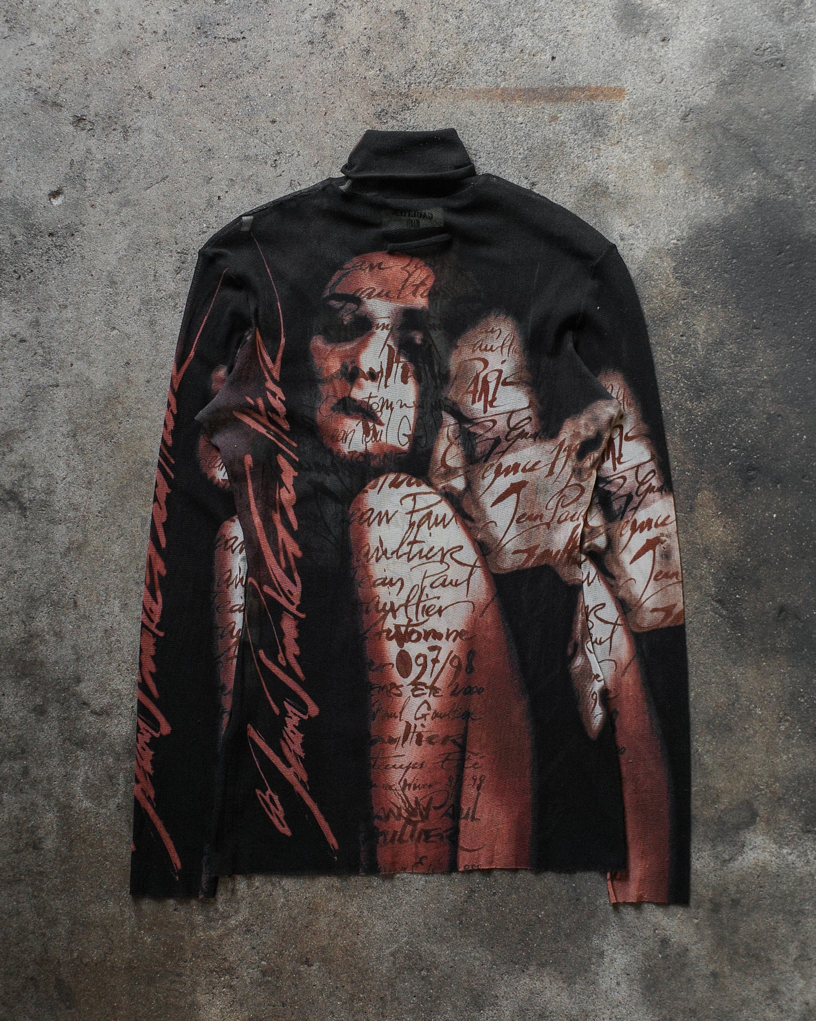 Jean Paul Gaultier AW97/98 Kissing Lovers Mesh