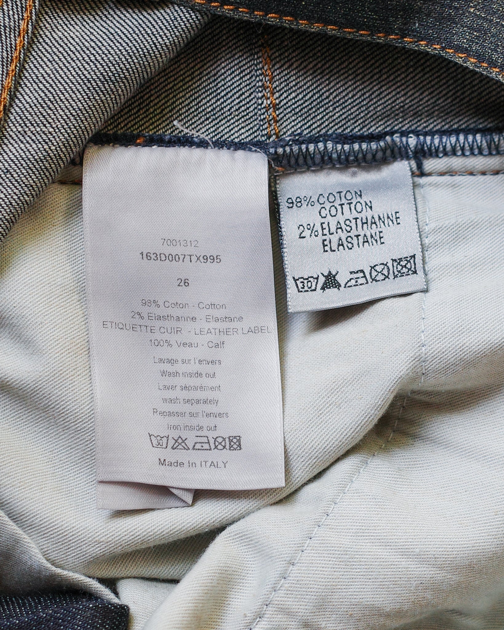 Dior Homme Jake Denim