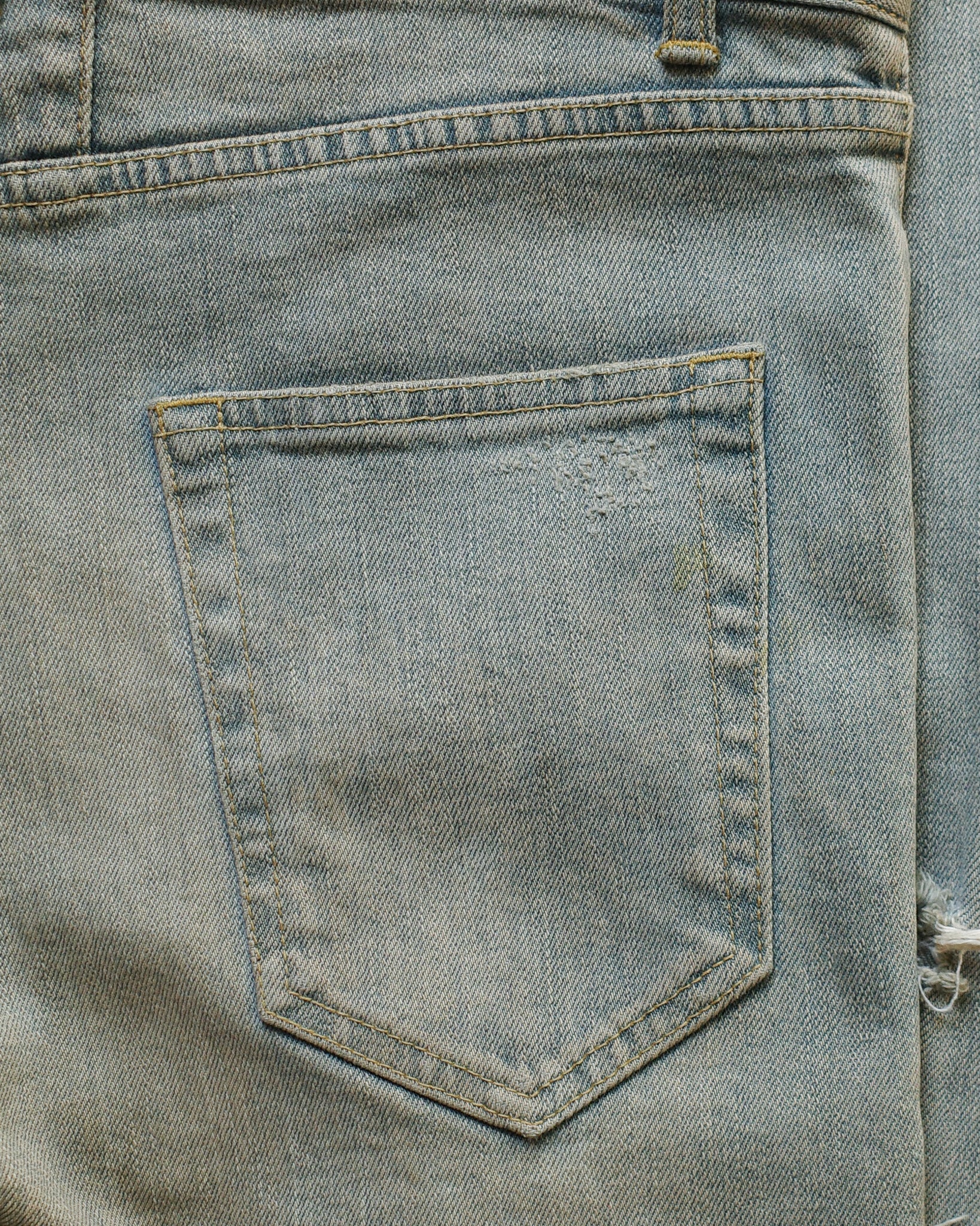 Saint Laurent Paris FW13 Mudwash Chain Denim