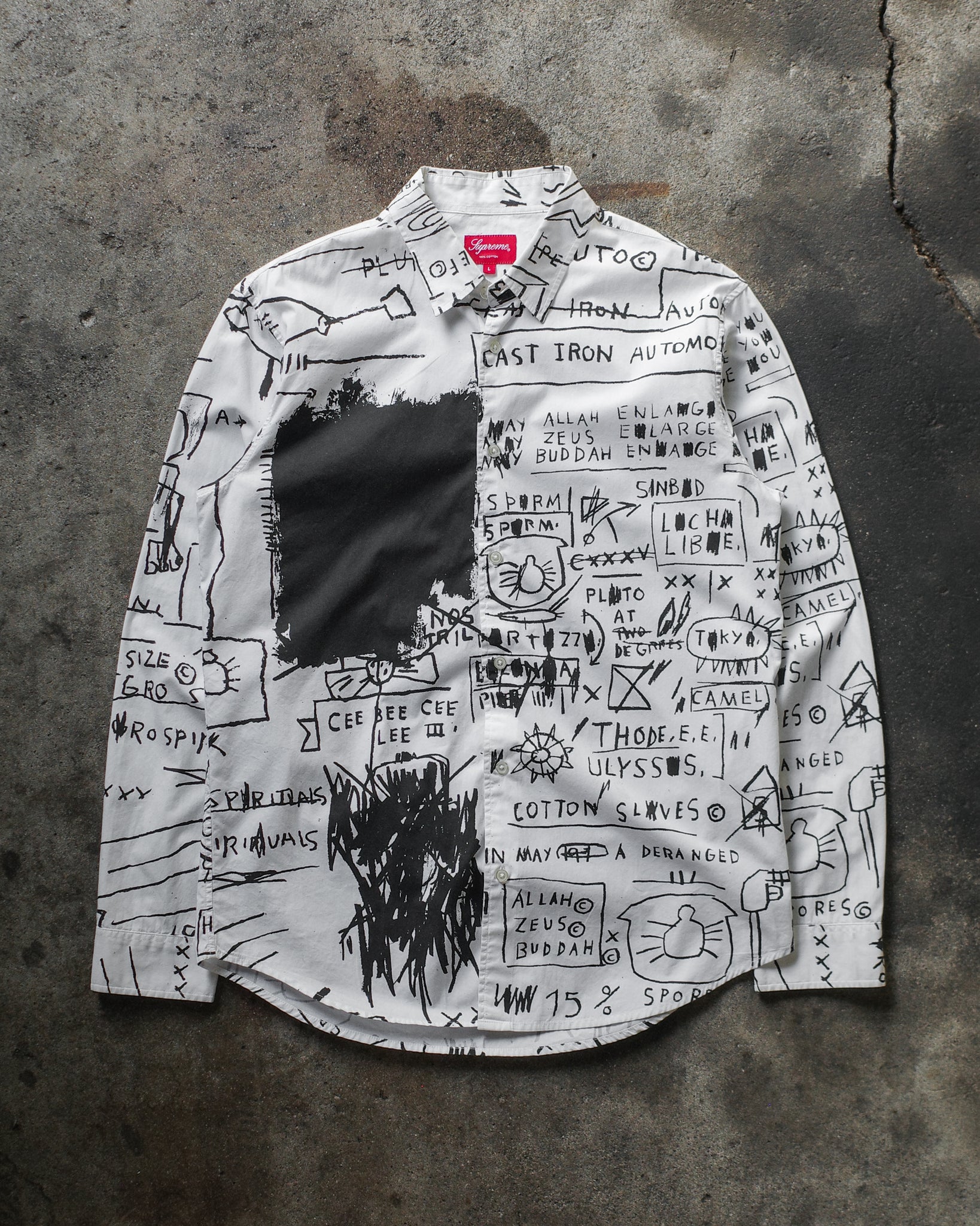 Supreme x Basquiat FW13 "Replicas" Button Up Shirt