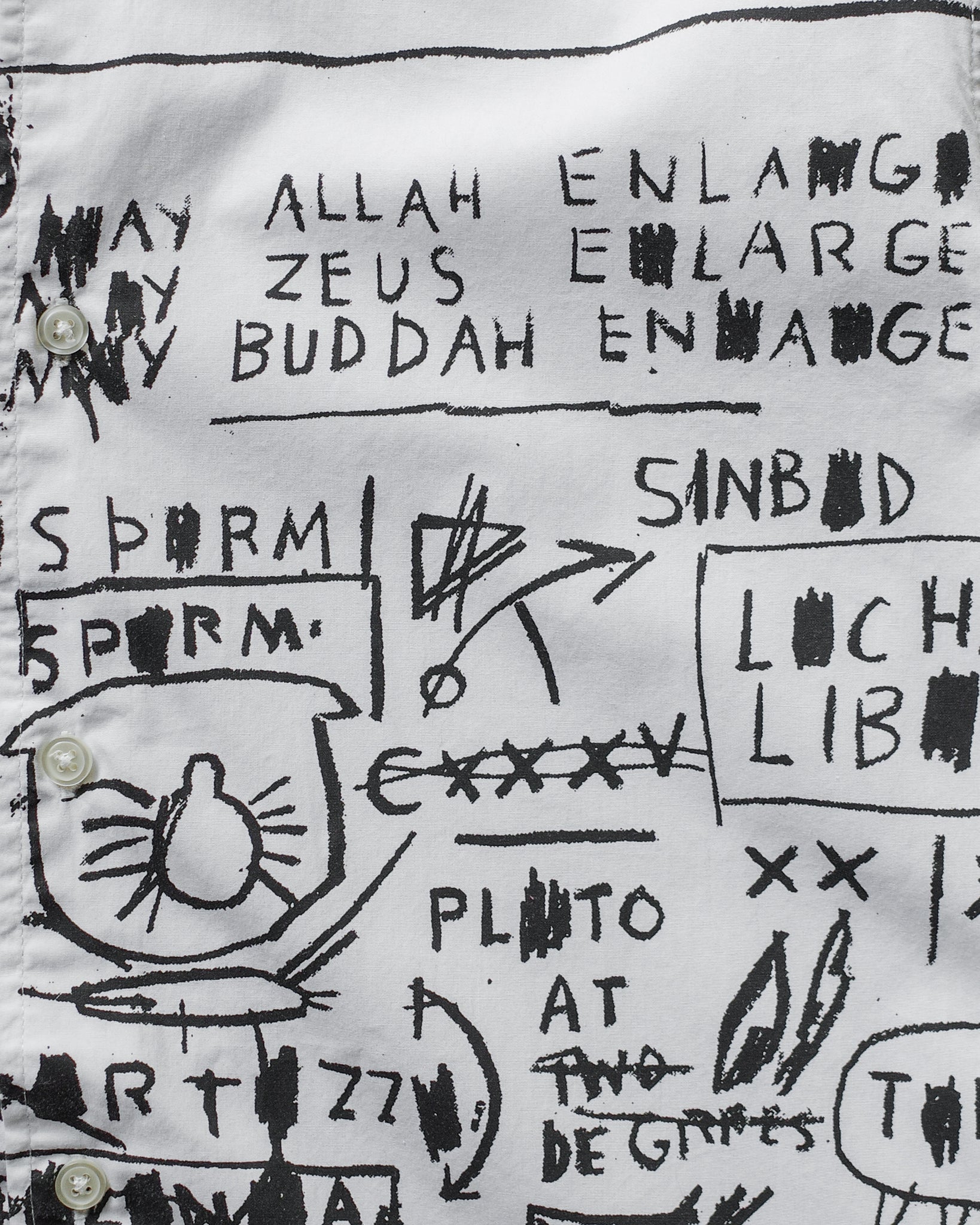 Supreme x Basquiat FW13 "Replicas" Button Up Shirt