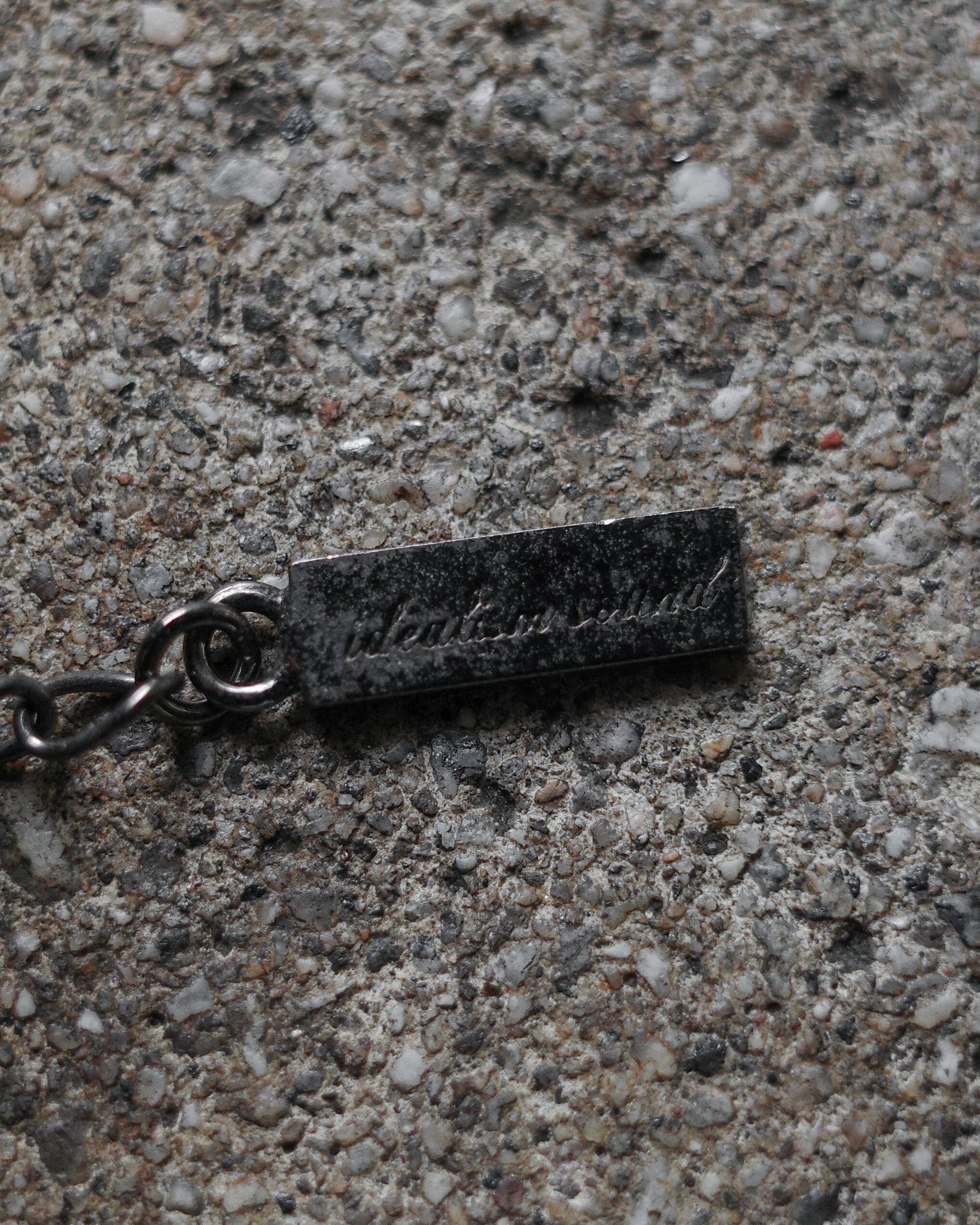 Lithium Homme Onyx Bead Peace Necklace