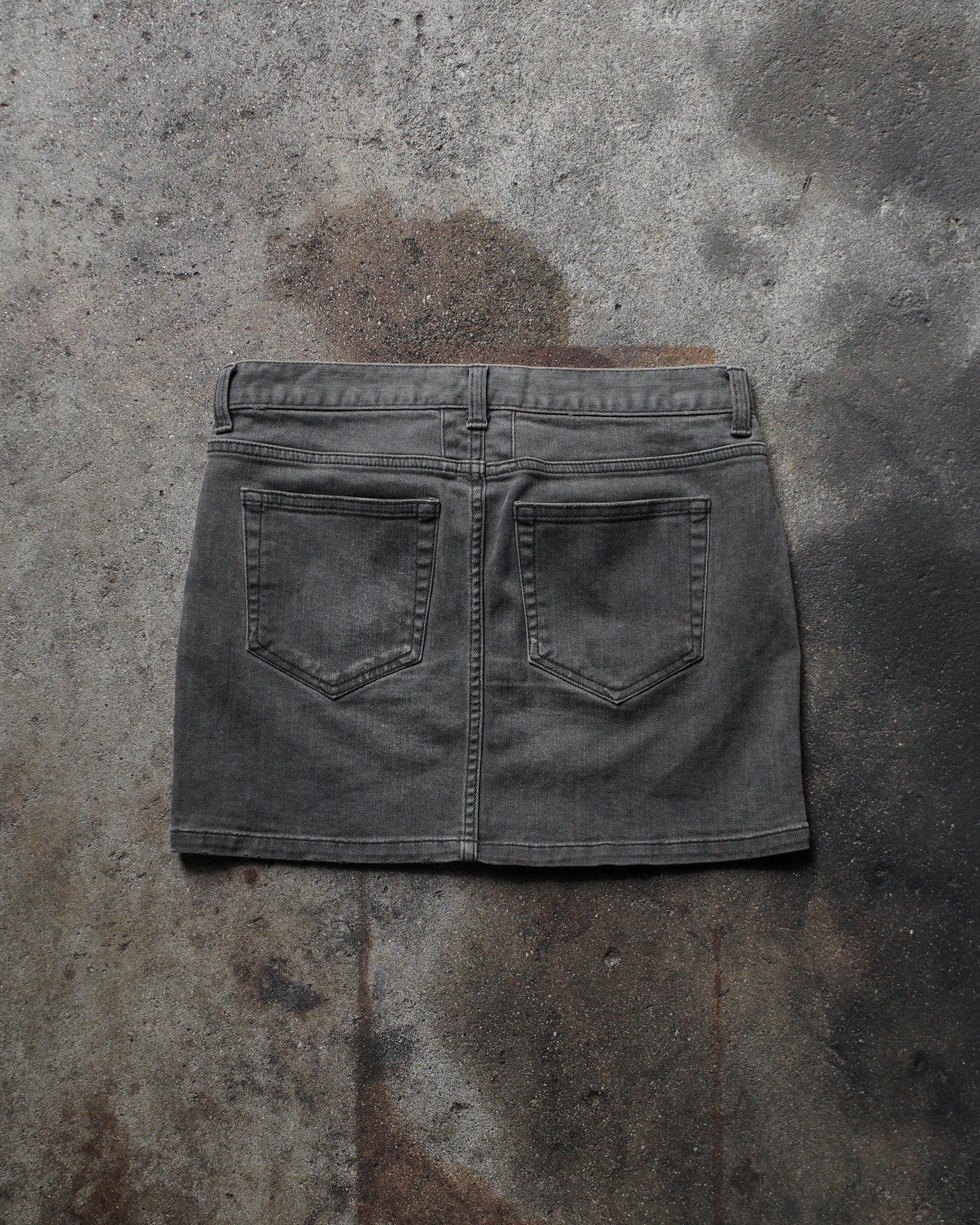 Saint Laurent Paris 2013 Denim Skirt