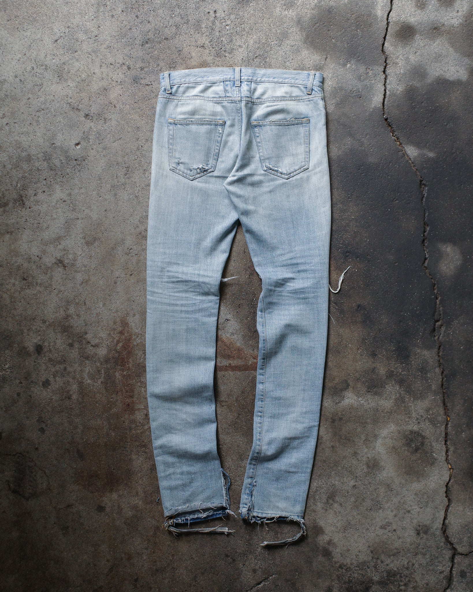 Saint Laurent Paris 2015 D02 Distressed & Repaired Denim