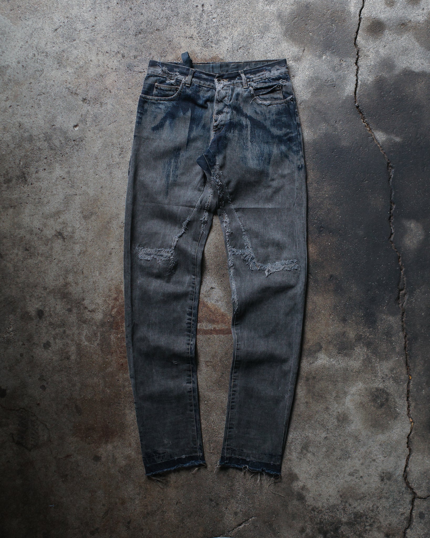 Rick Owens SS09 Repaired Hogwash Denim