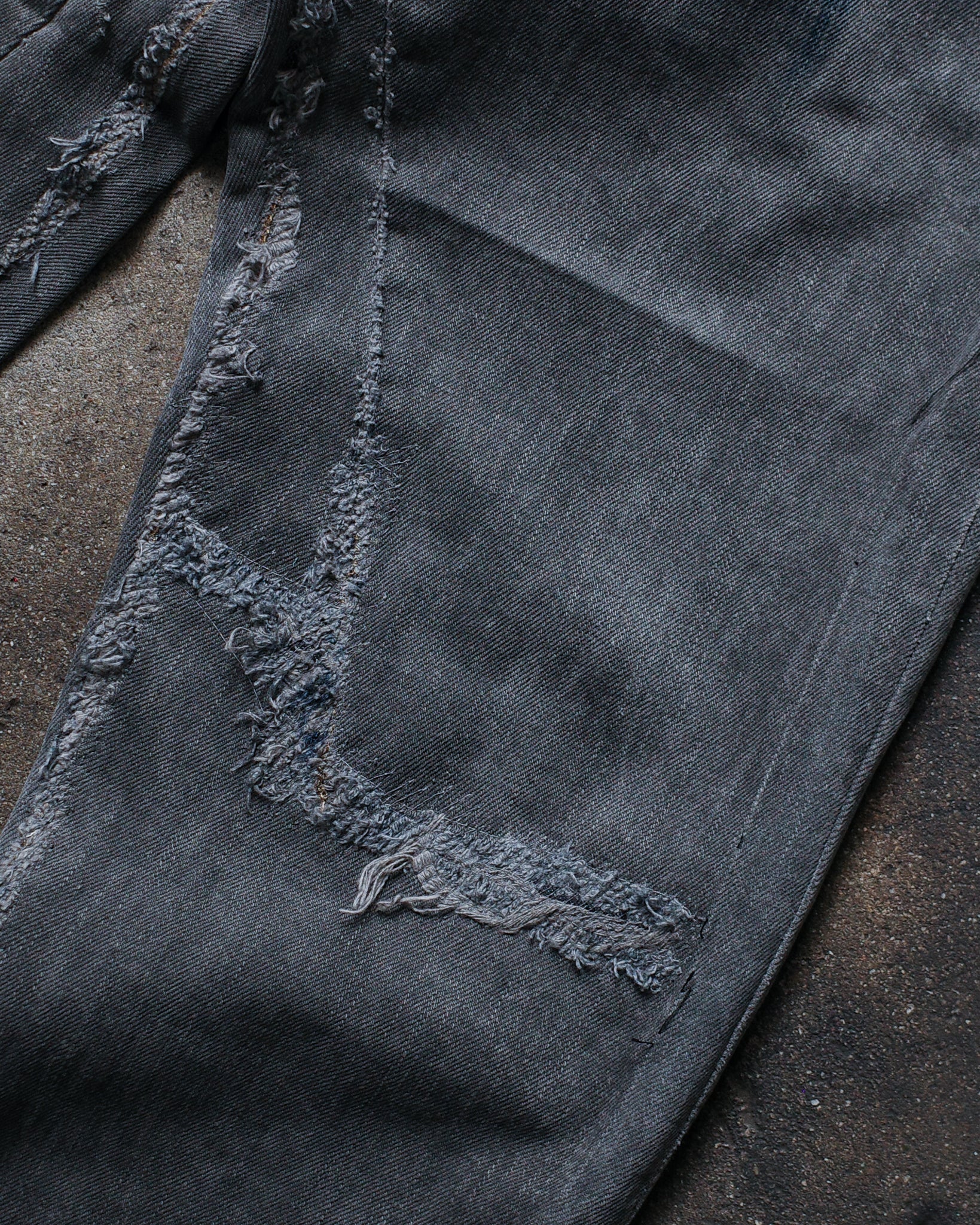 Rick Owens SS09 Repaired Hogwash Denim