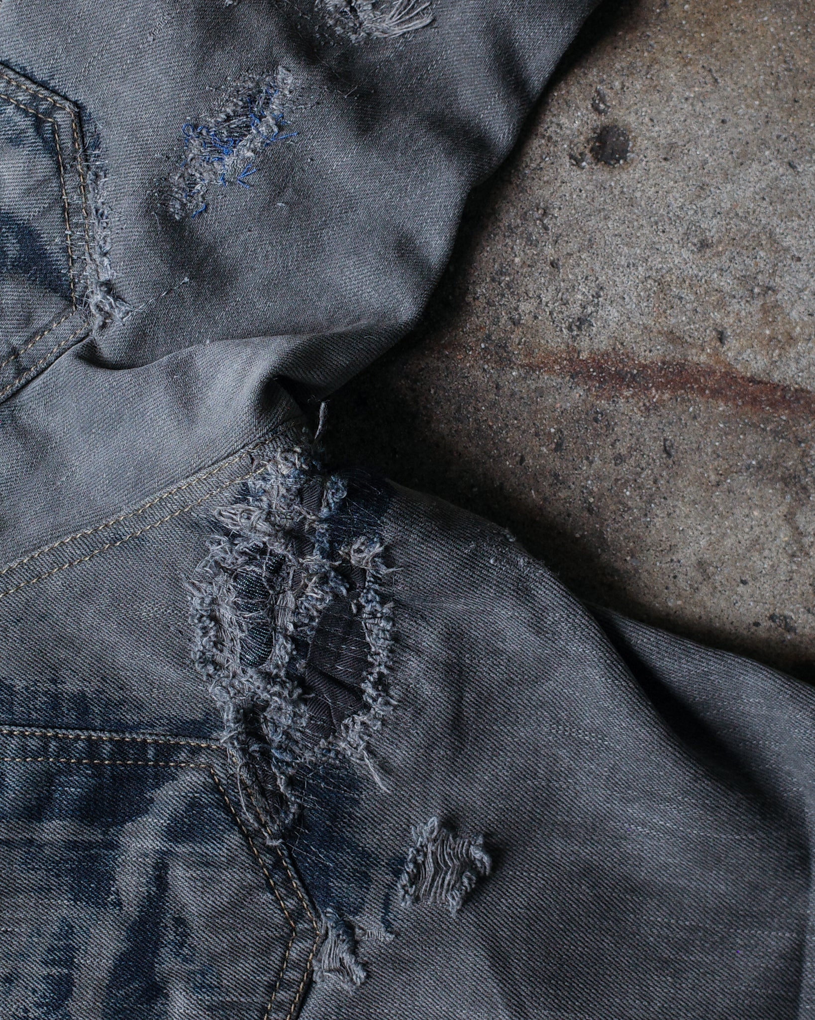 Rick Owens SS09 Repaired Hogwash Denim