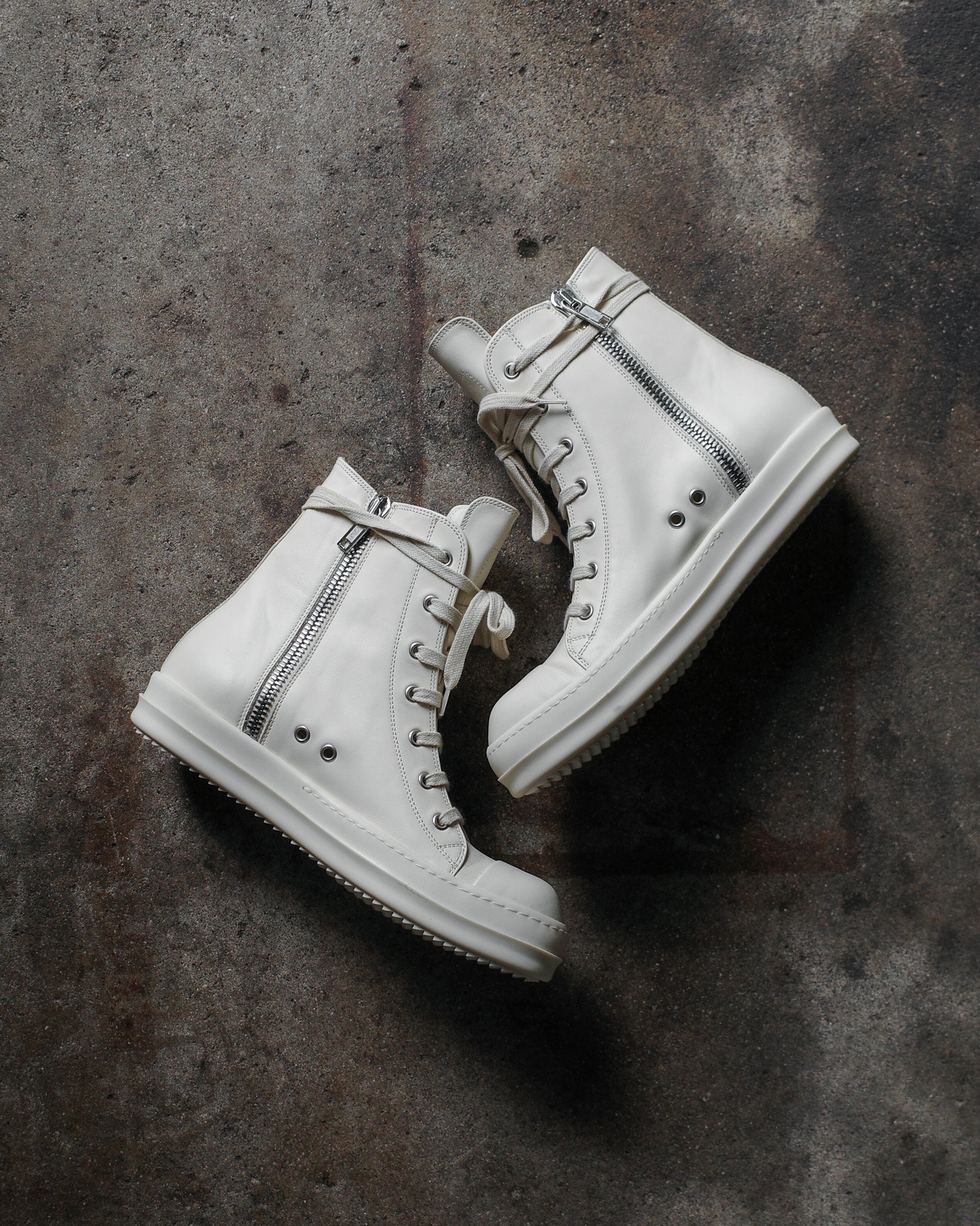 Rick Owens Milk Ramones