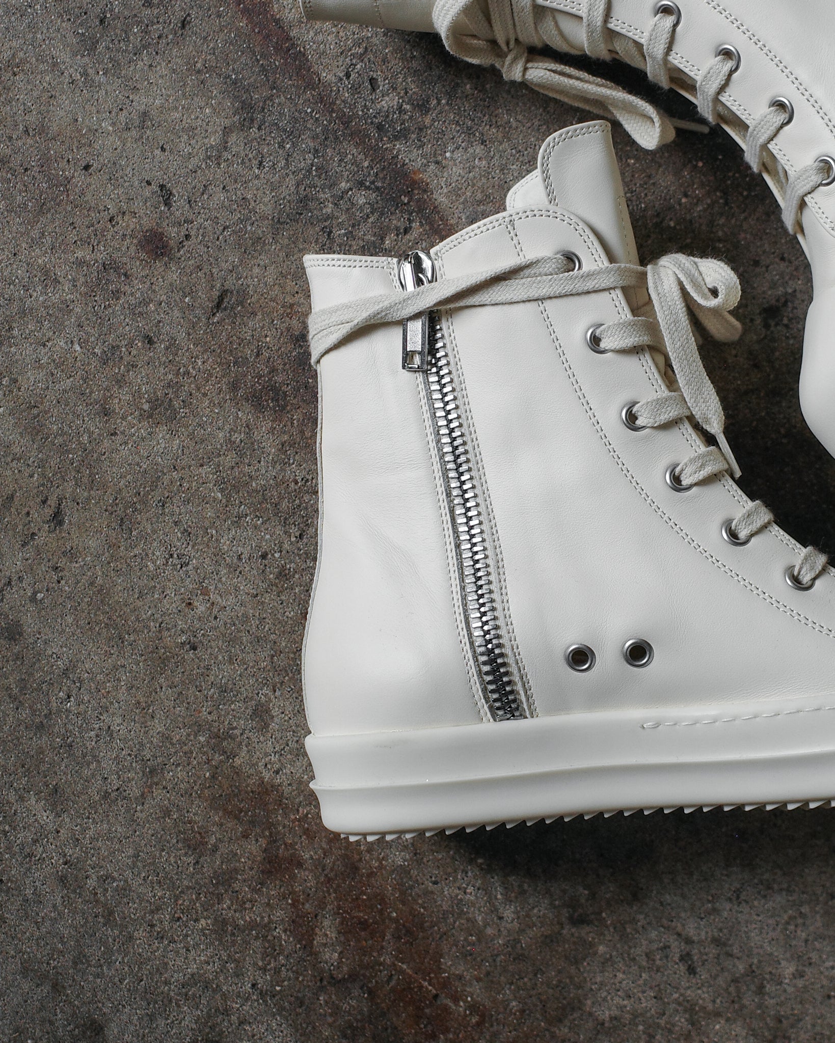 Rick Owens Milk Ramones