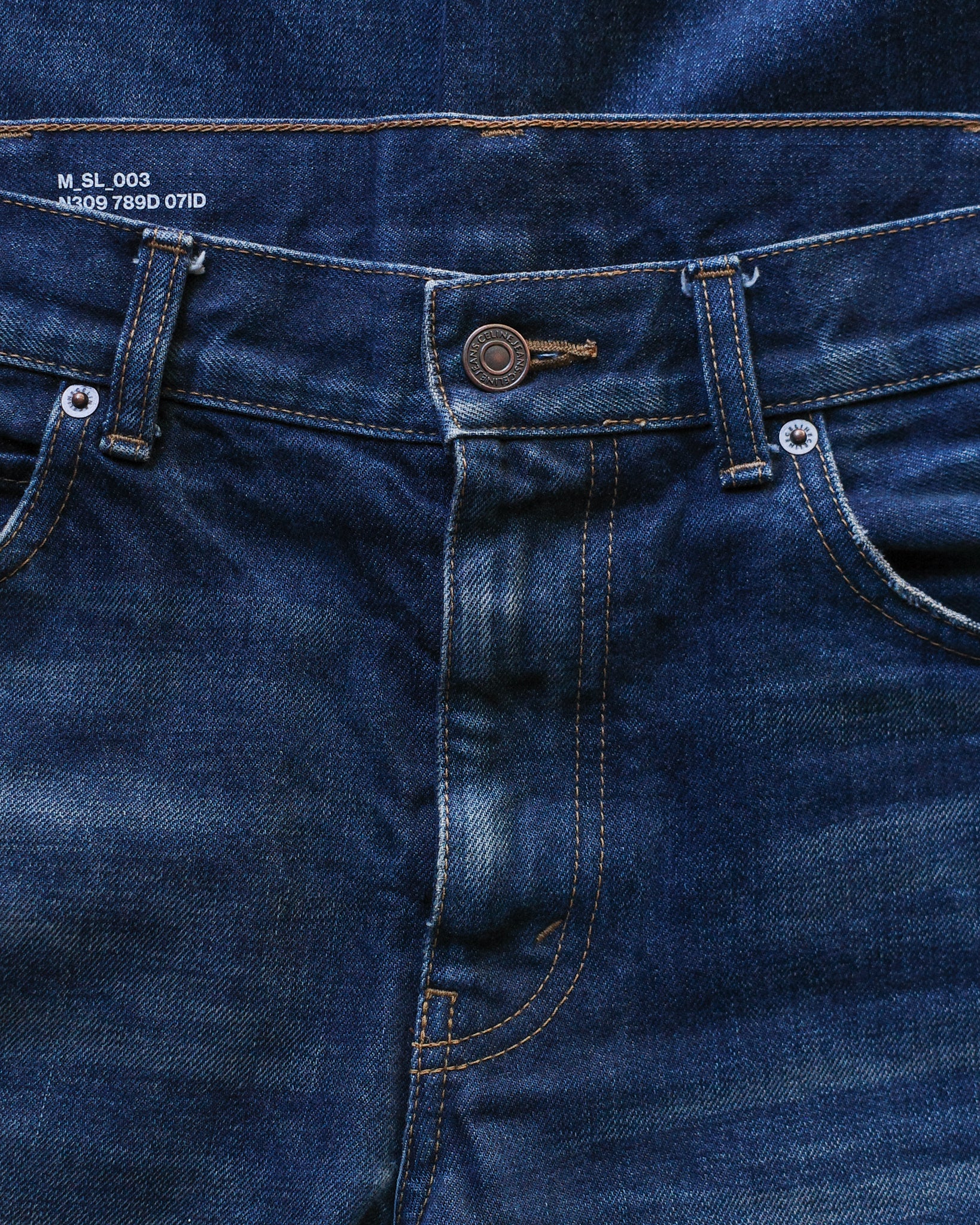 Celine FW22 Dark Union Wash Denim