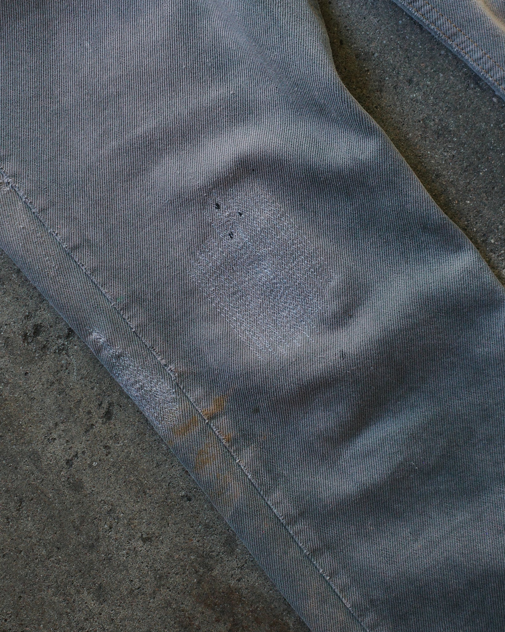 1990s Levi's 501 Stained & Repaired Released Hem Denim