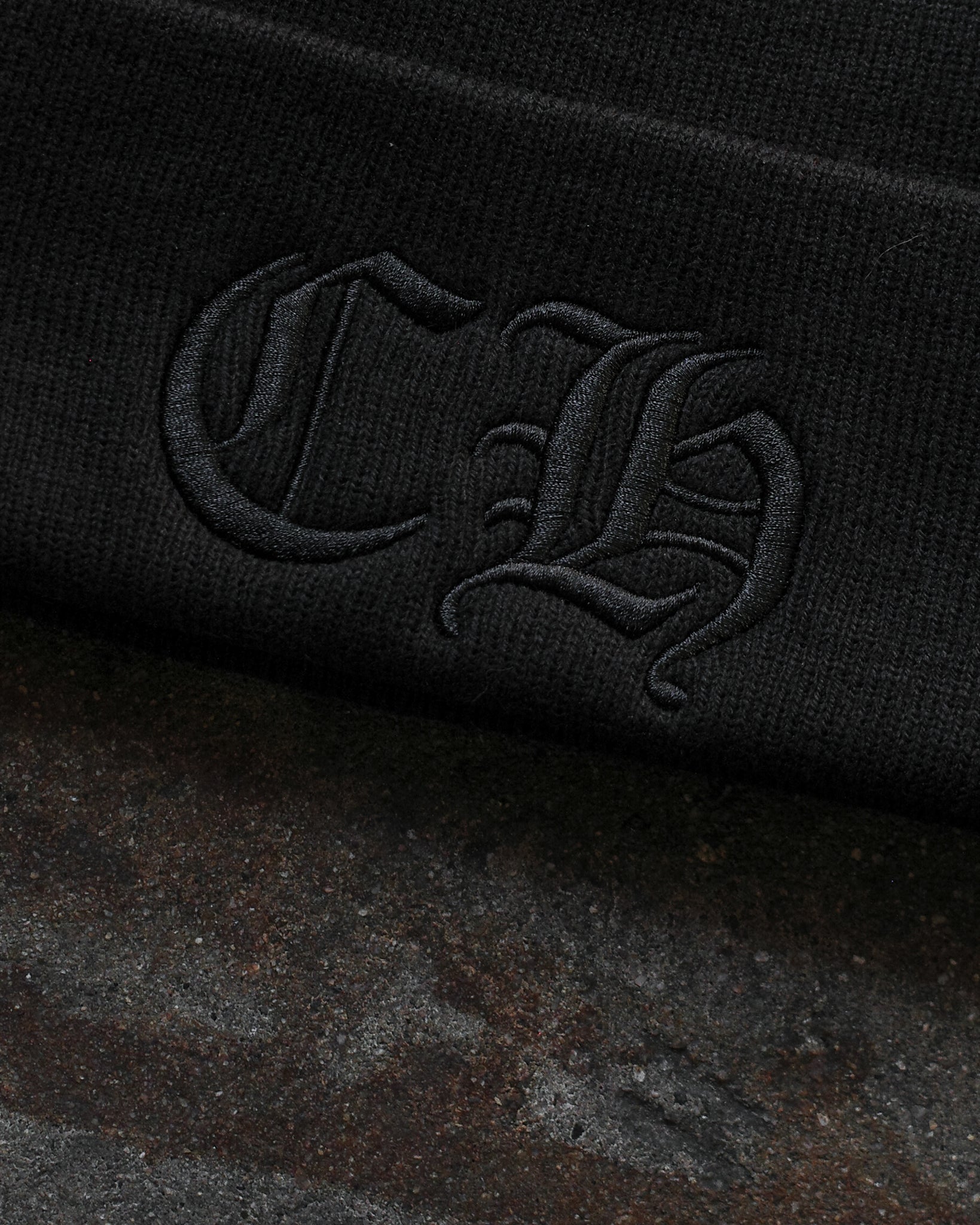 Chrome Hearts 2025 "CH" Tonal Beanie