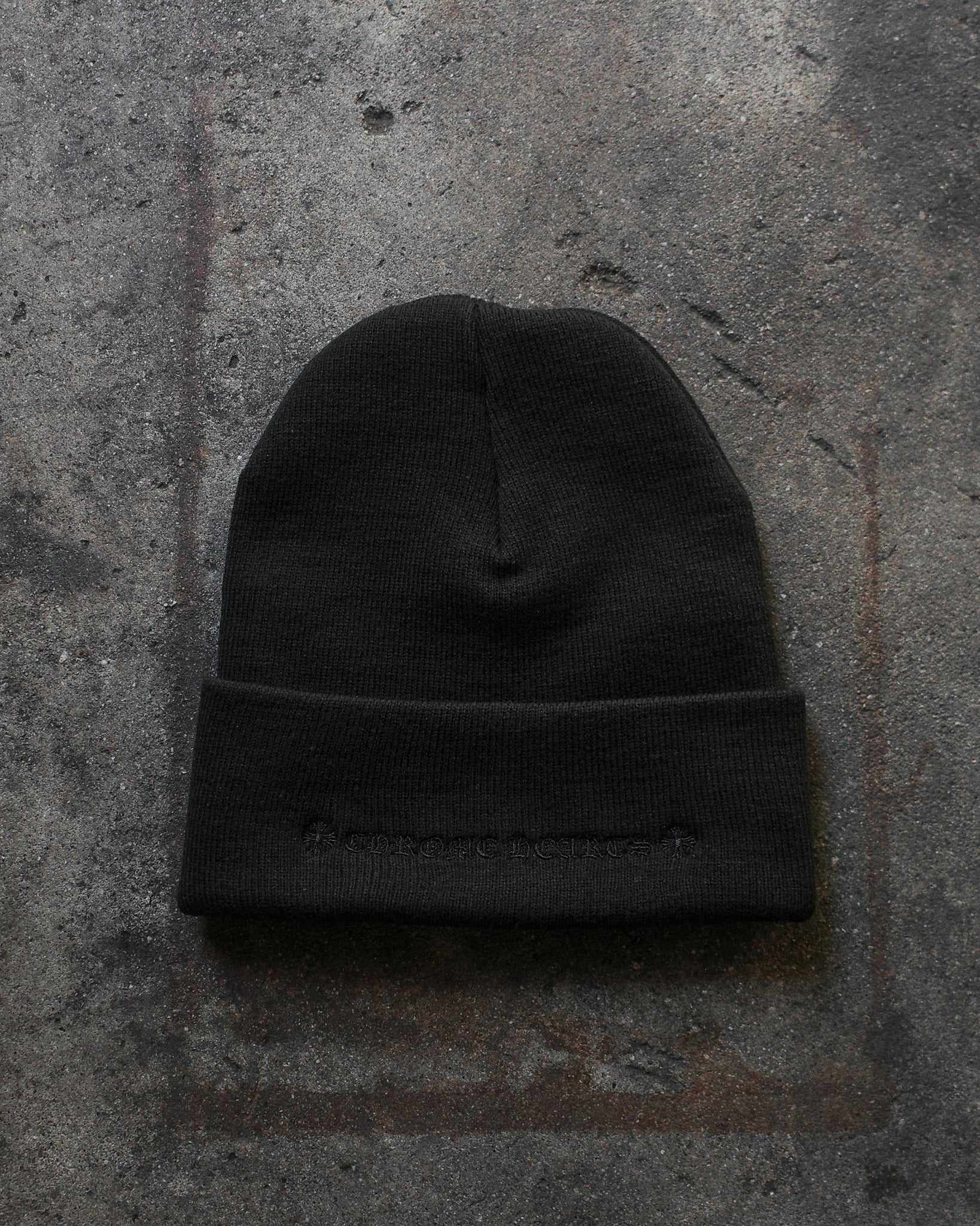 Chrome Hearts 2025 "CH" Tonal Beanie