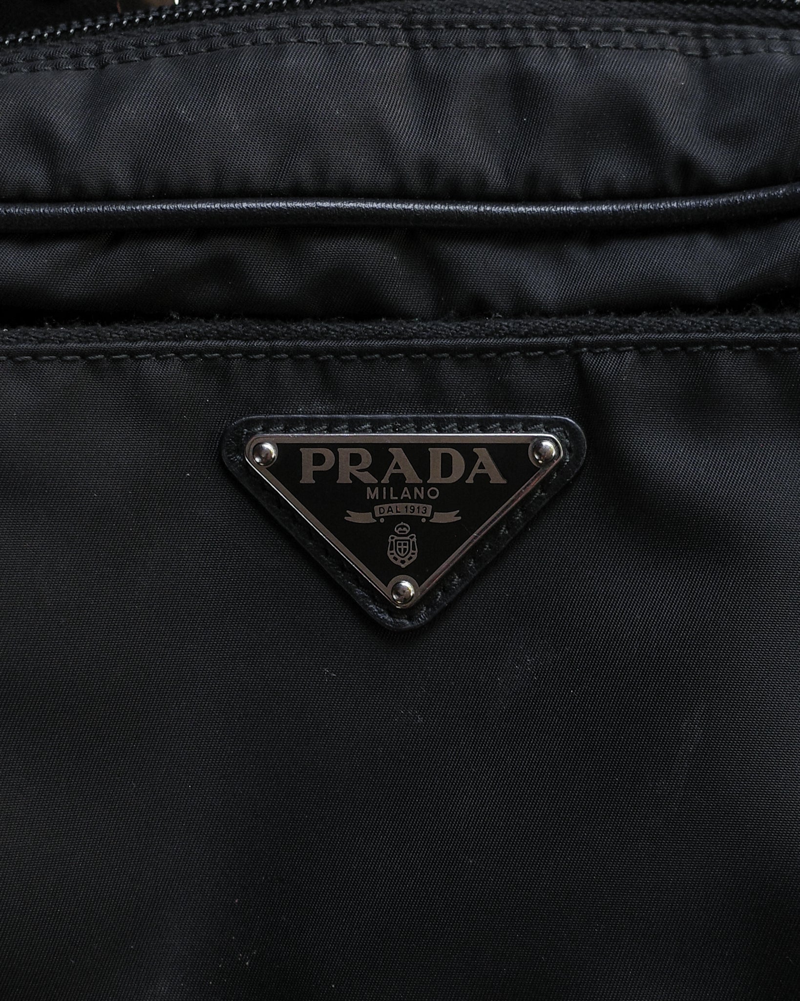 Prada 2018 Studded New Vela Messenger Bag
