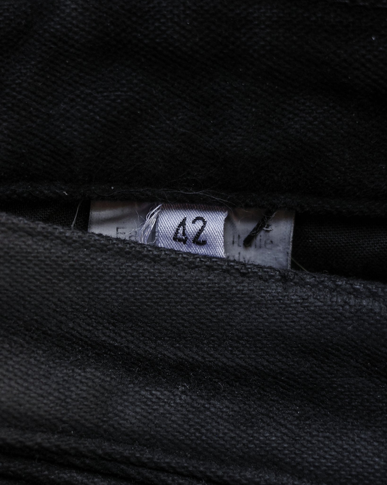 Balmain 2009/2010 Waxed Biker Denim