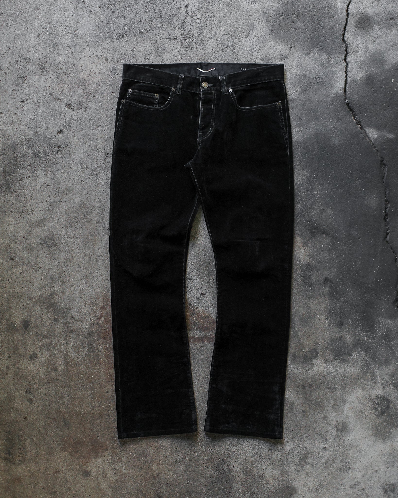 Saint Laurent Paris 2018 D17 Velvet Denim