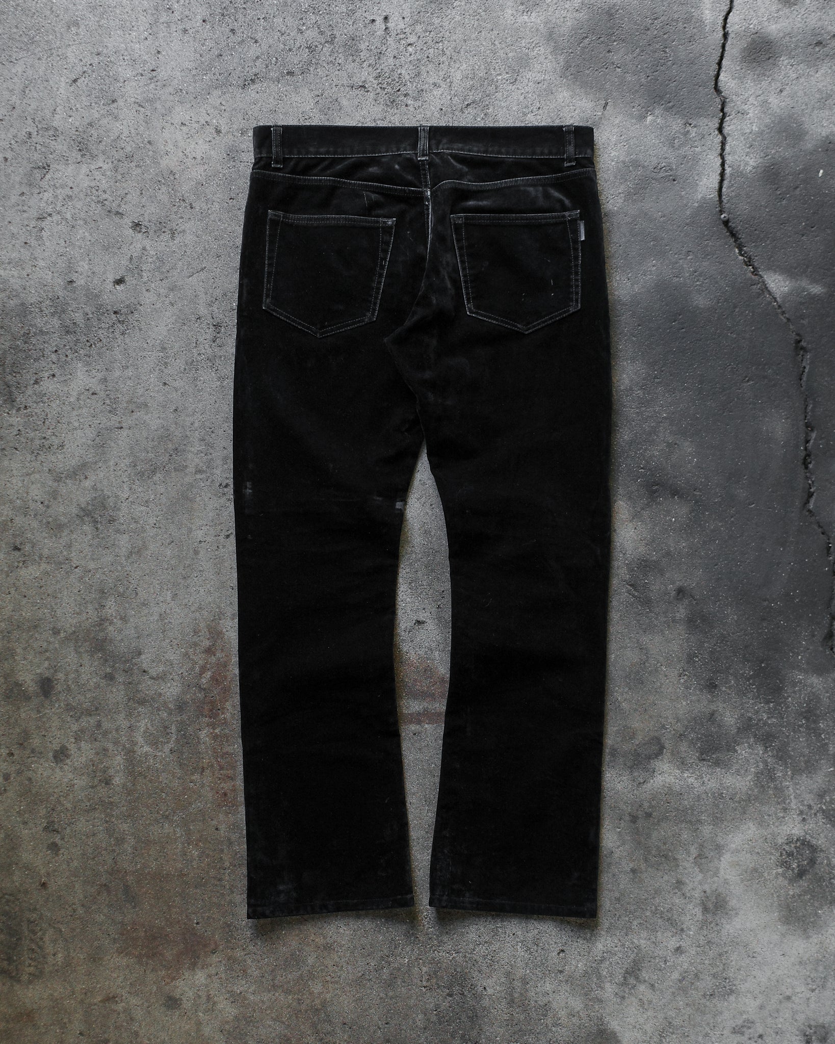 Saint Laurent Paris 2018 D17 Velvet Denim